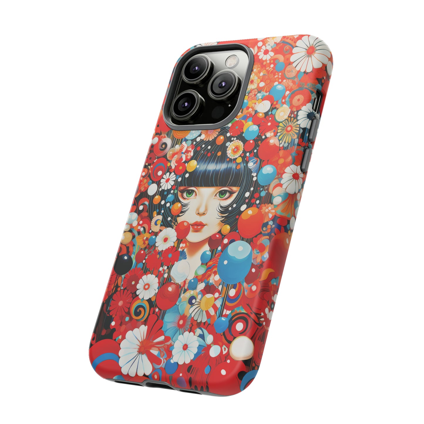 Girl in red blossoms Tough Cases