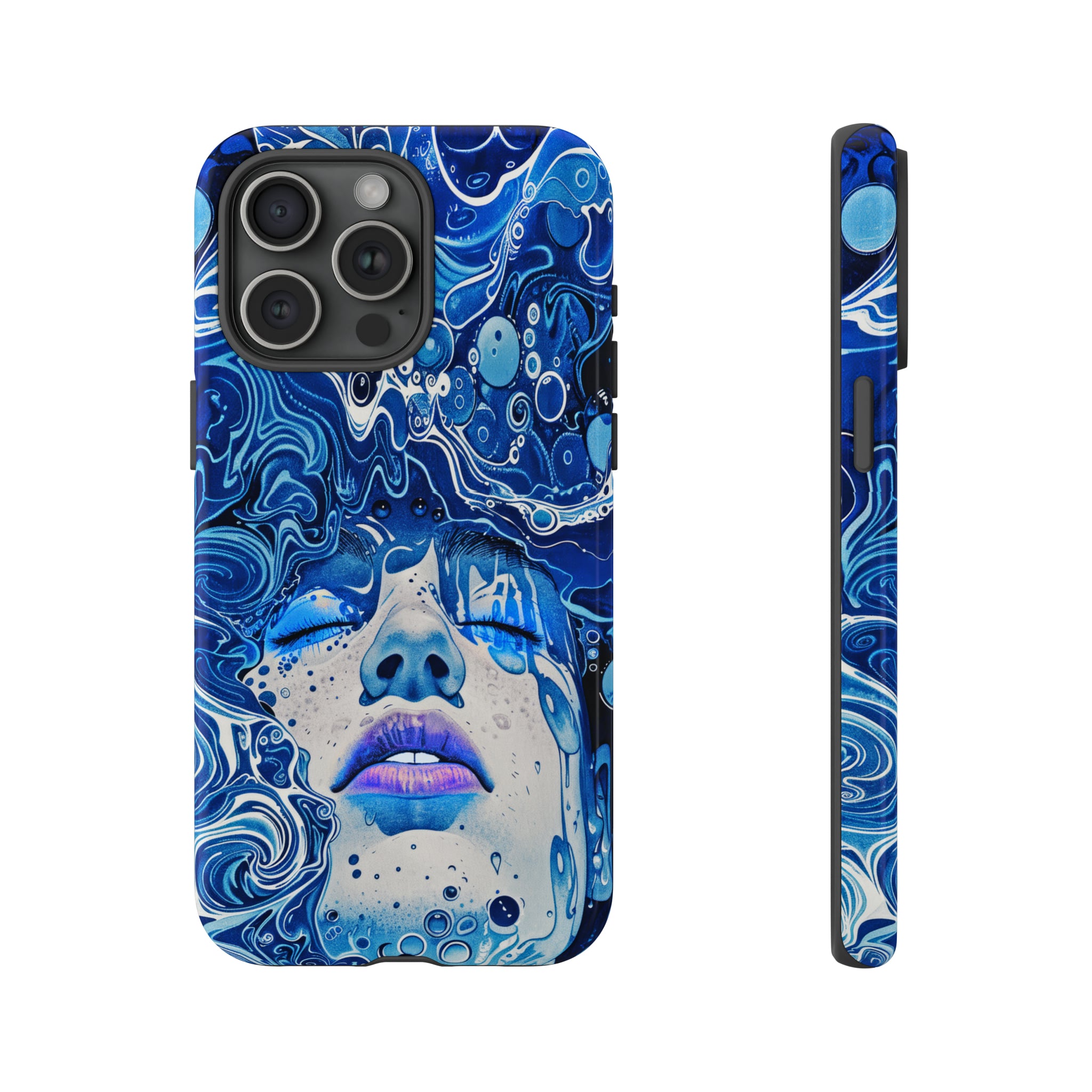 Phone Case, underwater design, Artistic design, Tough Case, Colorful whimsical water fantasy design, iPhone 15, 14, 13, 12, 11, Samsung, Pixel
