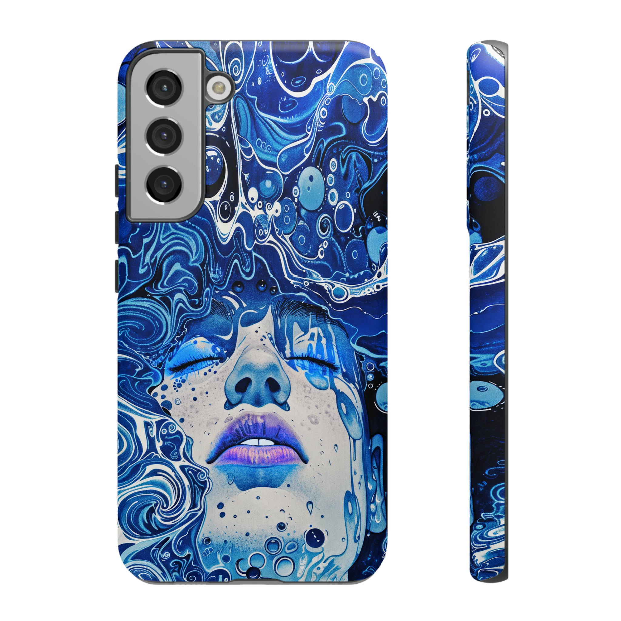 Phone Case, underwater design, Artistic design, Tough Case, Colorful whimsical water fantasy design, iPhone 15, 14, 13, 12, 11, Samsung, Pixel
