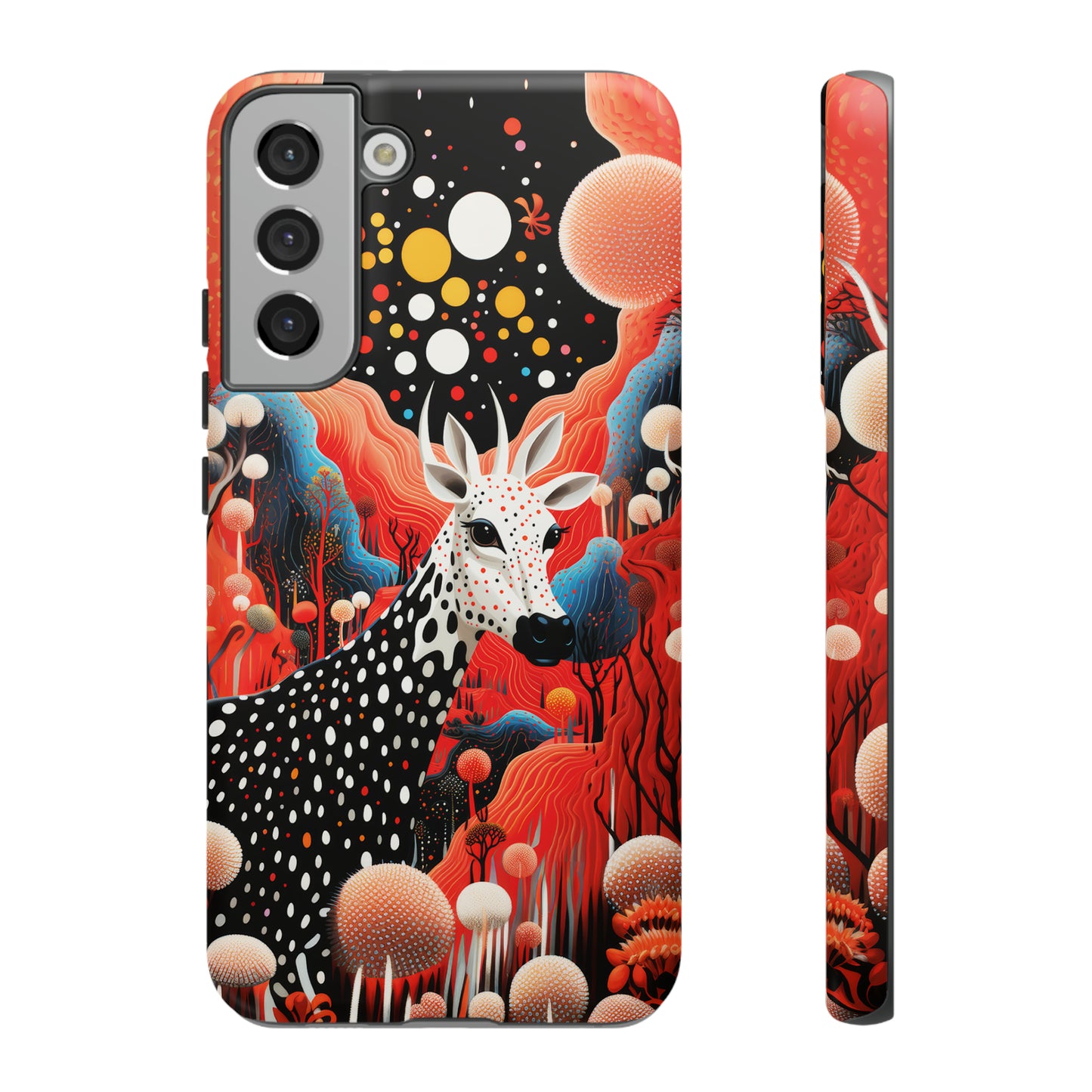 Spotted Elk in the rainbow forest Tough Cases