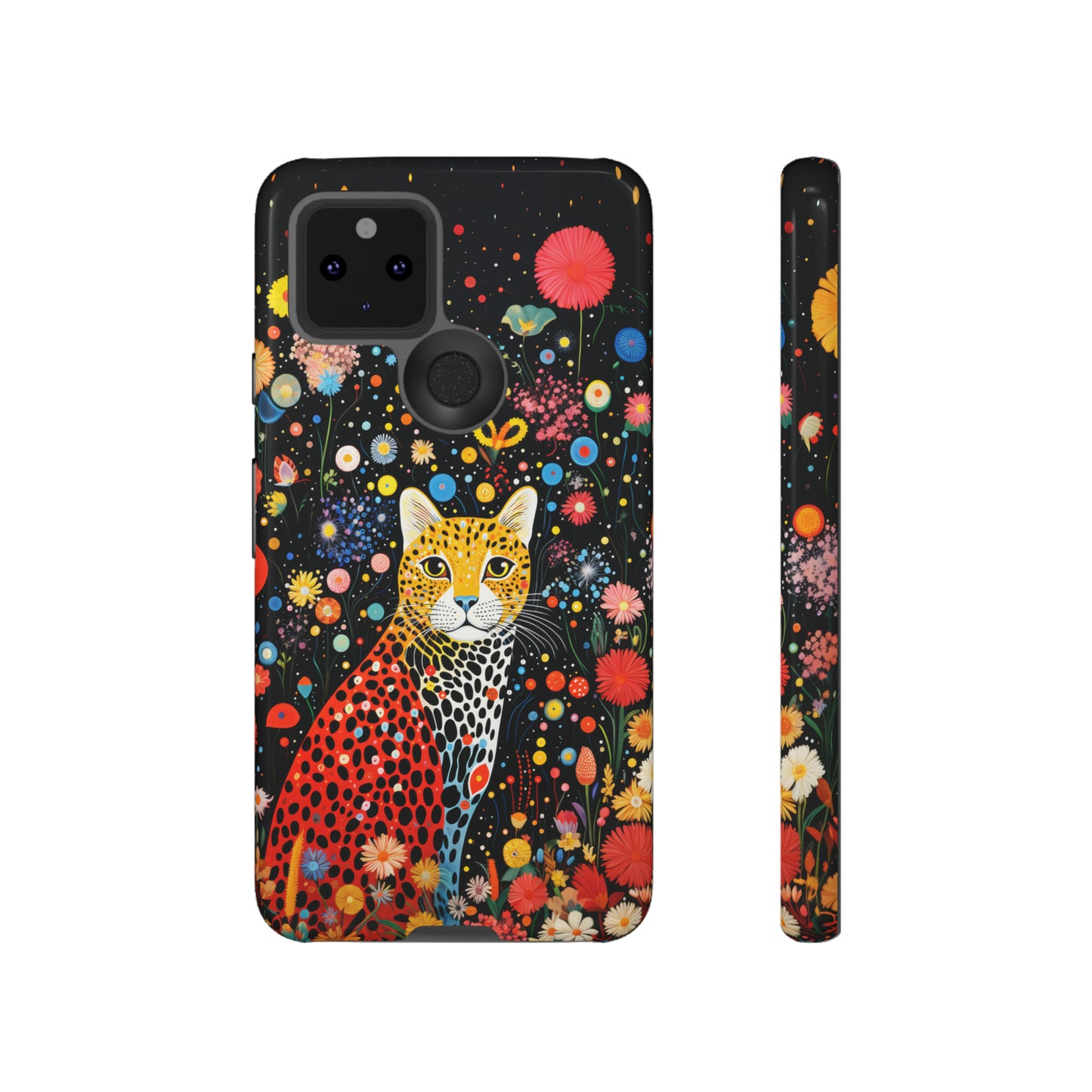 Cheetah in night flowers Tough Cases