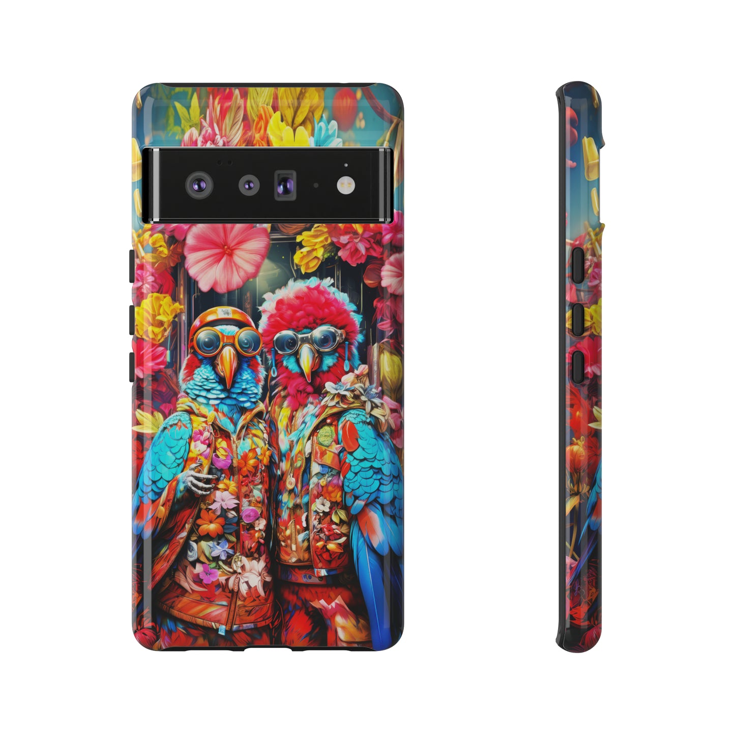 Two hipster parrots Tough Cases