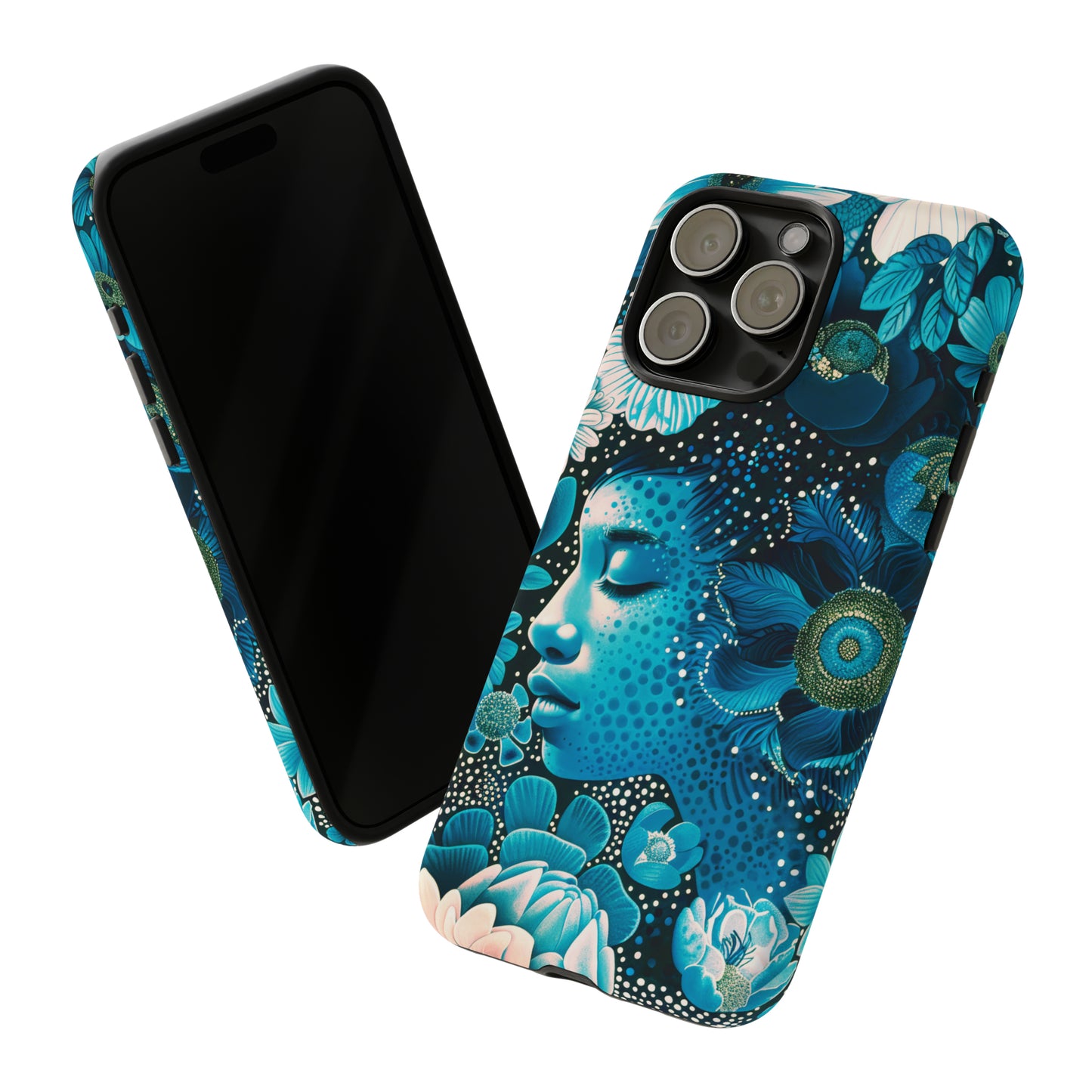 Girl in blue Tough Cases