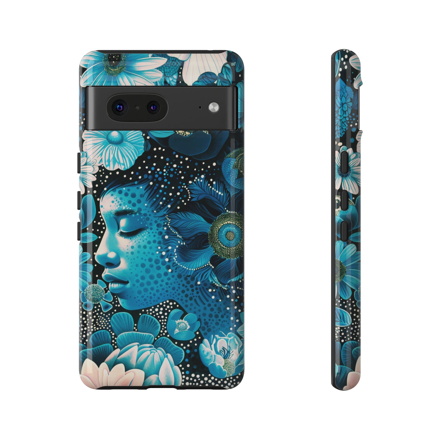 Girl in blue Tough Cases