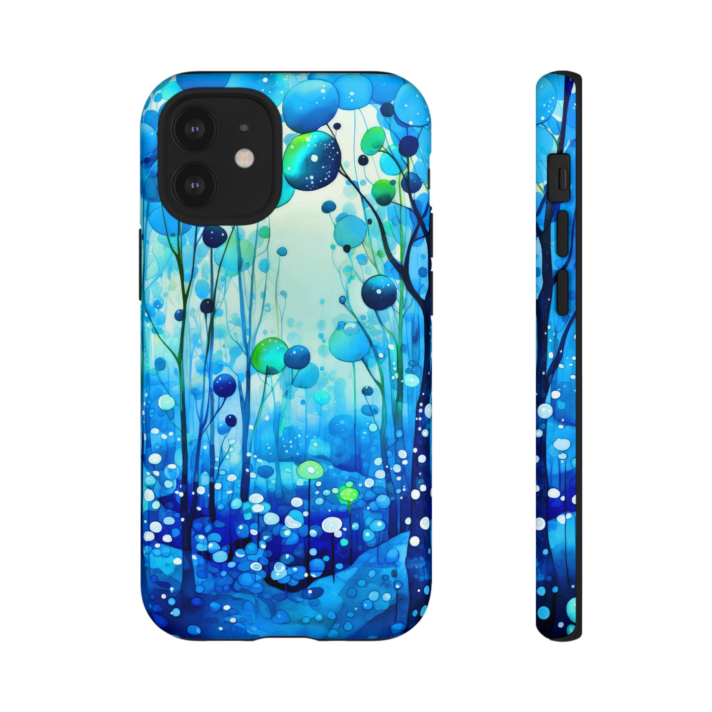 Blue fantasy forest Tough Cases