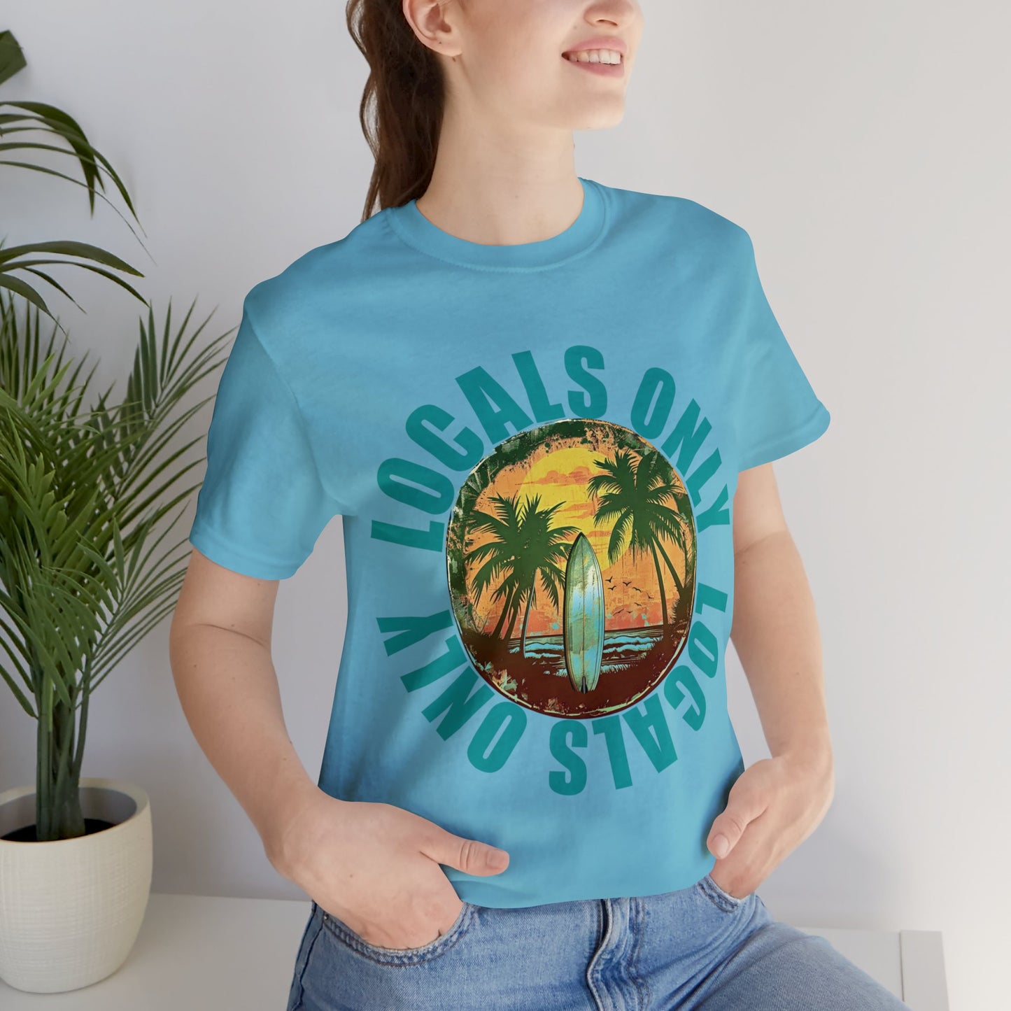 Locals Only stamp Unisex Jersey Short Sleeve Tee
