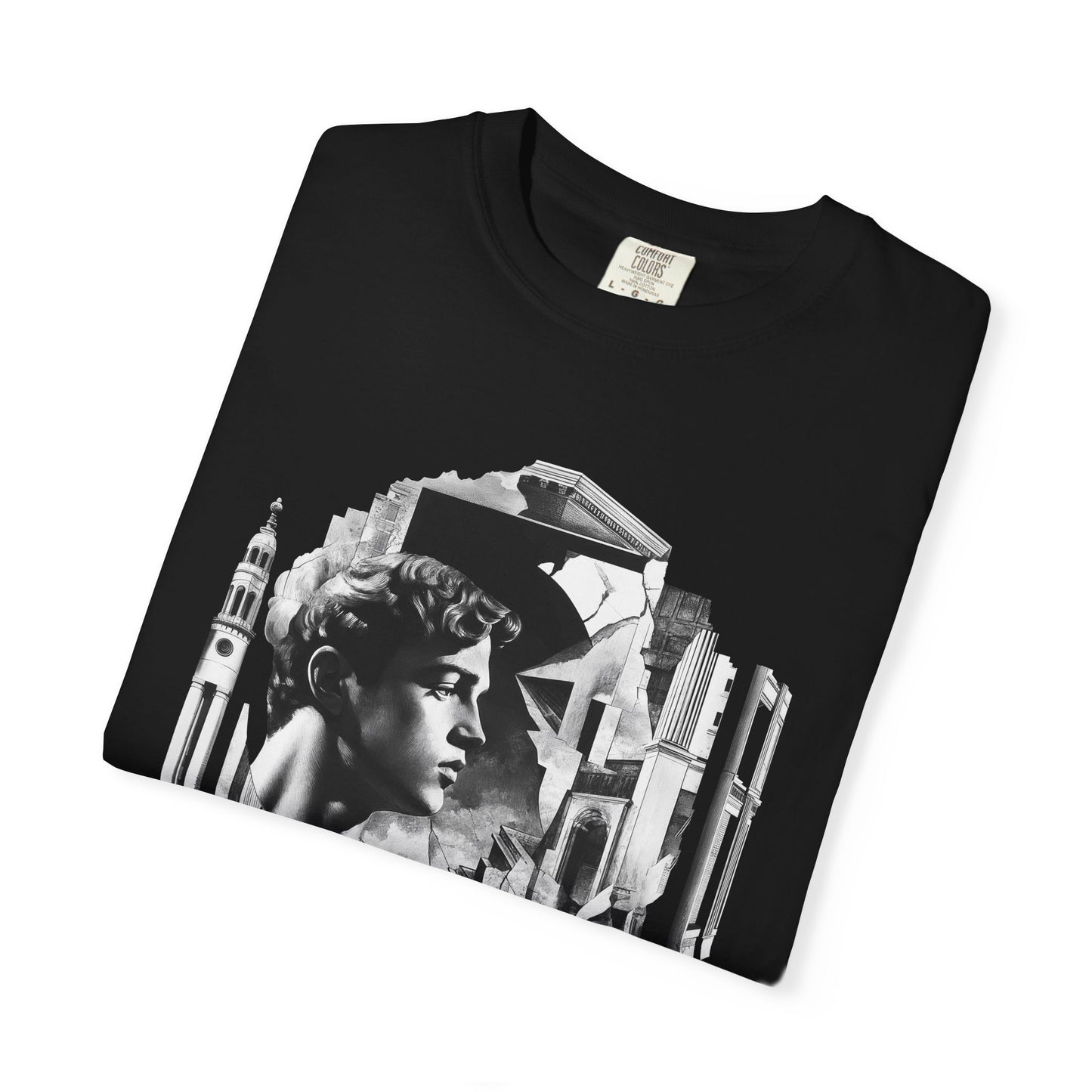 Fractured Classic Artistic Unisex Garment-Dyed T-Shirt - Urban Insights Design