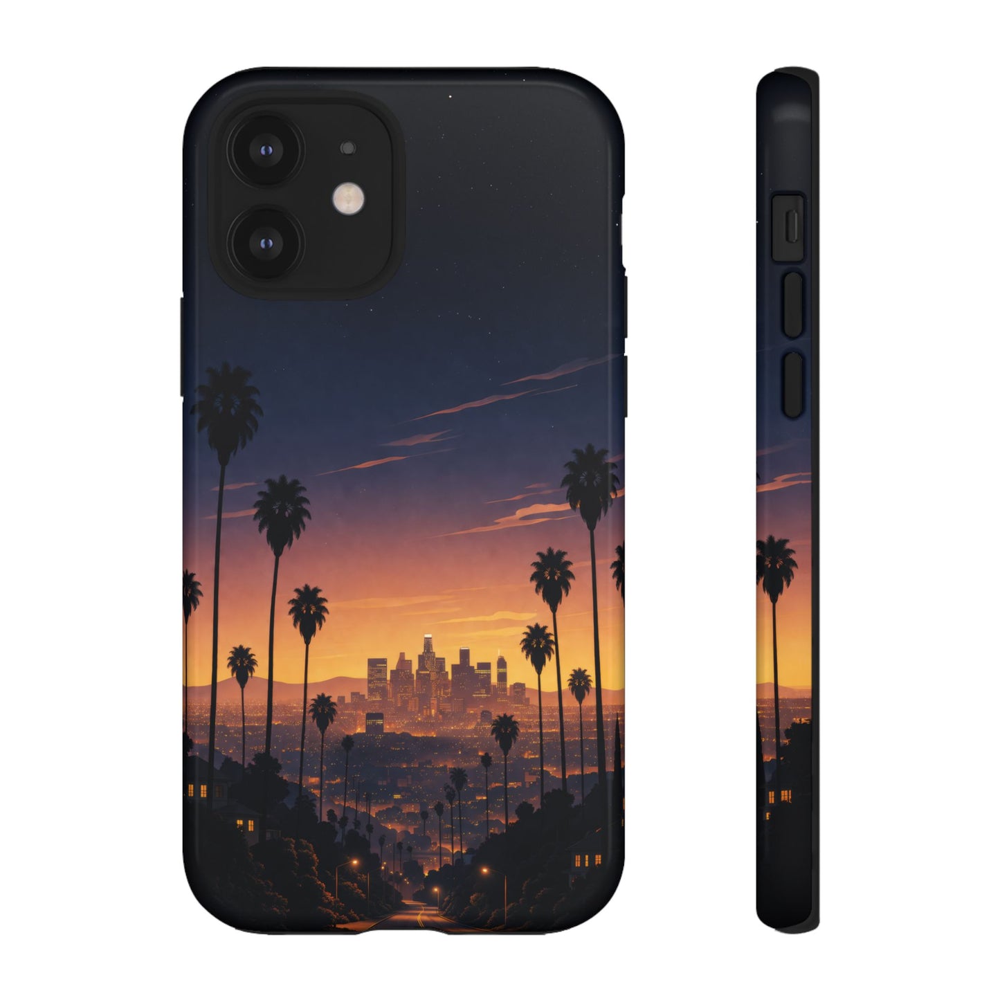 Los Angeles at Sunset Phone Case — Los Angeles Skyline Protective Case