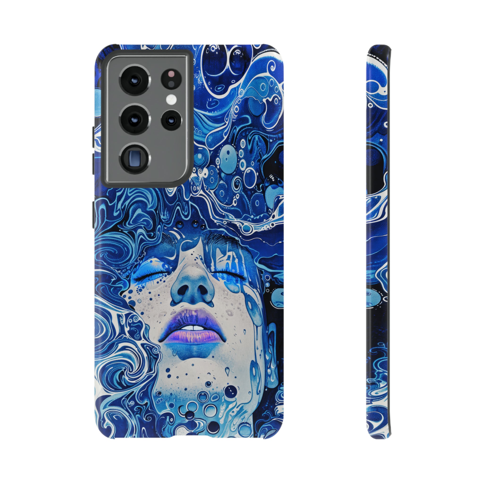 Phone Case, underwater design, Artistic design, Tough Case, Colorful whimsical water fantasy design, iPhone 15, 14, 13, 12, 11, Samsung, Pixel