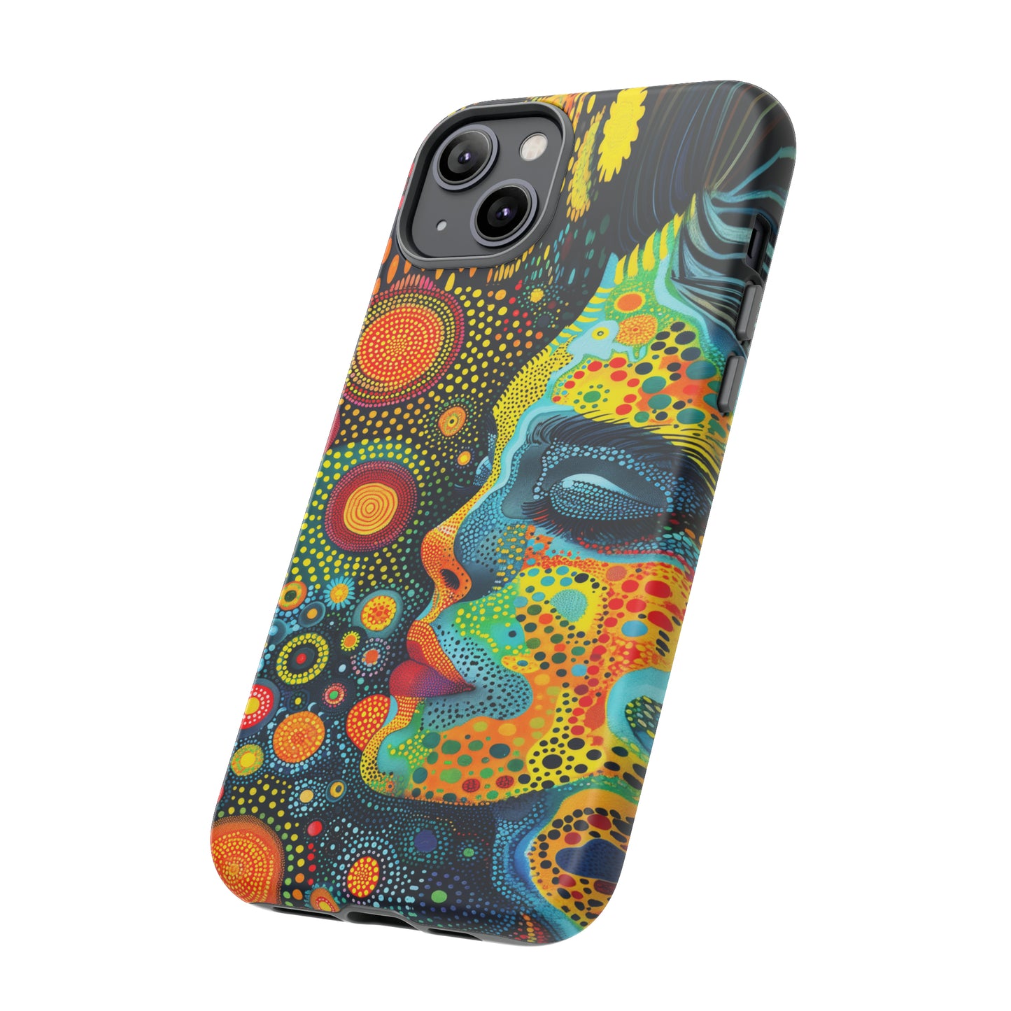 Phone Case, rainbow girl, Artistic design, Tough Case, Colorful whimsical rainbow fantasy design, iPhone 15, 14, 13, 12, 11, Samsung, Pixel