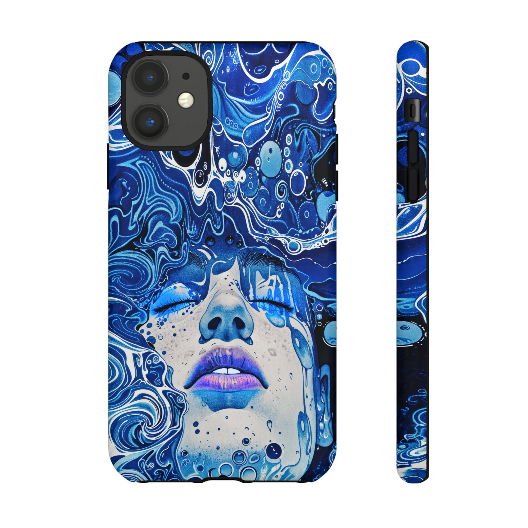 Phone Case, underwater design, Artistic design, Tough Case, Colorful whimsical water fantasy design, iPhone 15, 14, 13, 12, 11, Samsung, Pixel
