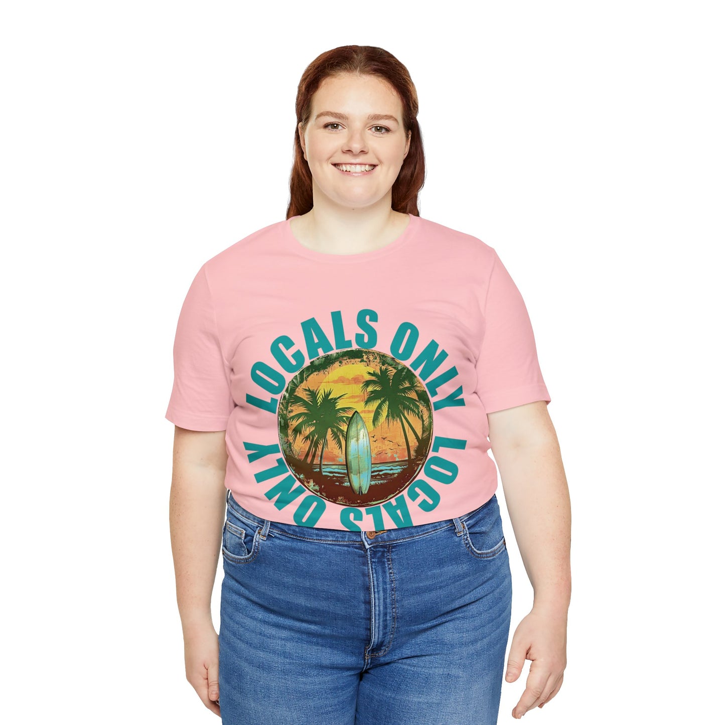 Locals Only stamp Unisex Jersey Short Sleeve Tee