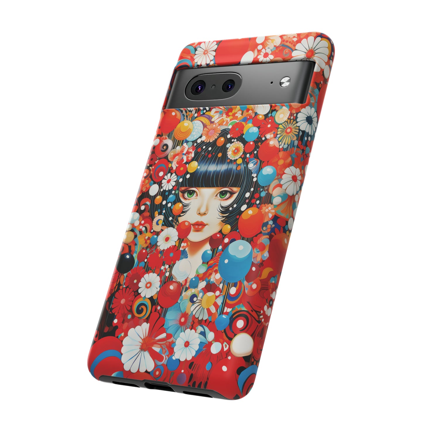 Girl in red blossoms Tough Cases