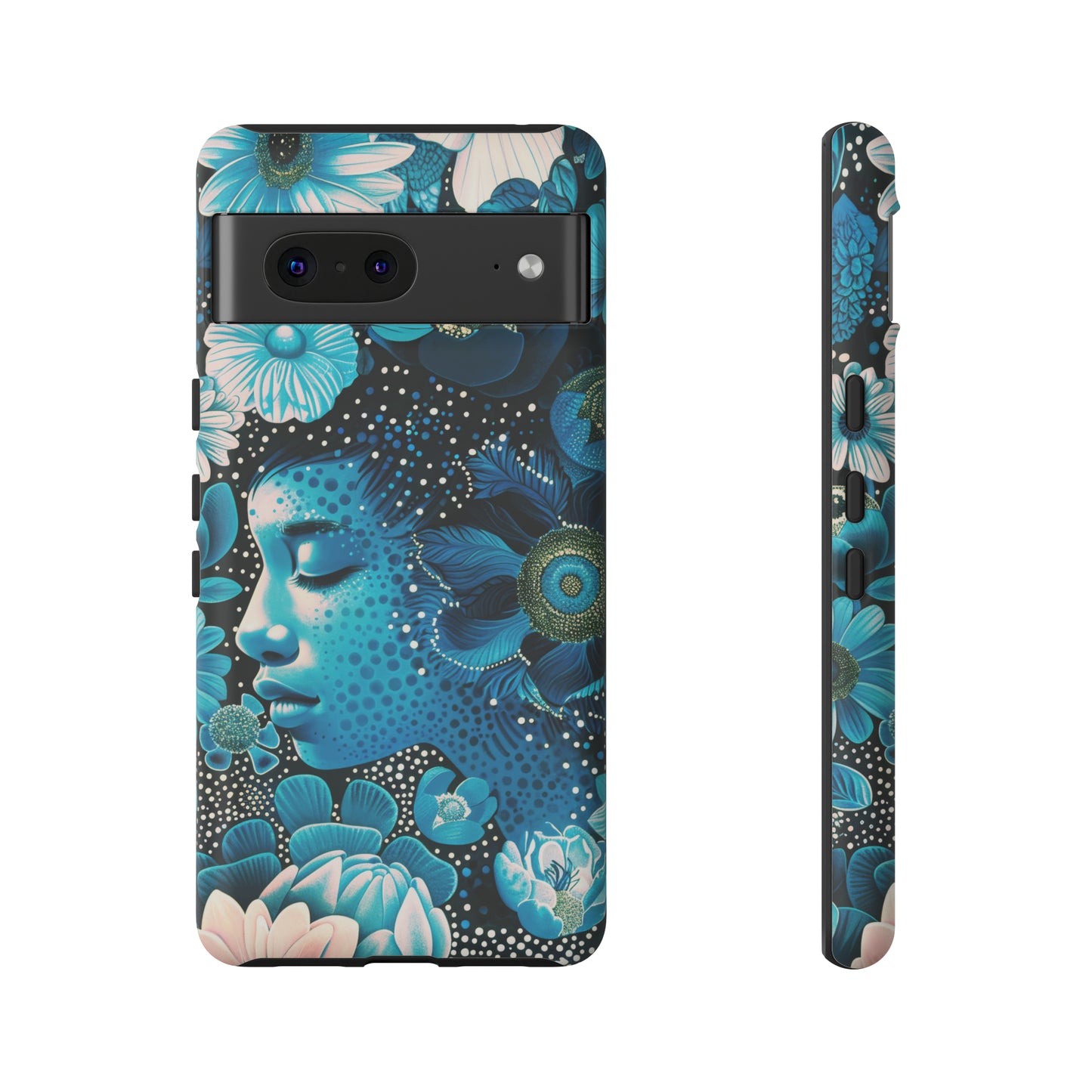 Girl in blue Tough Cases