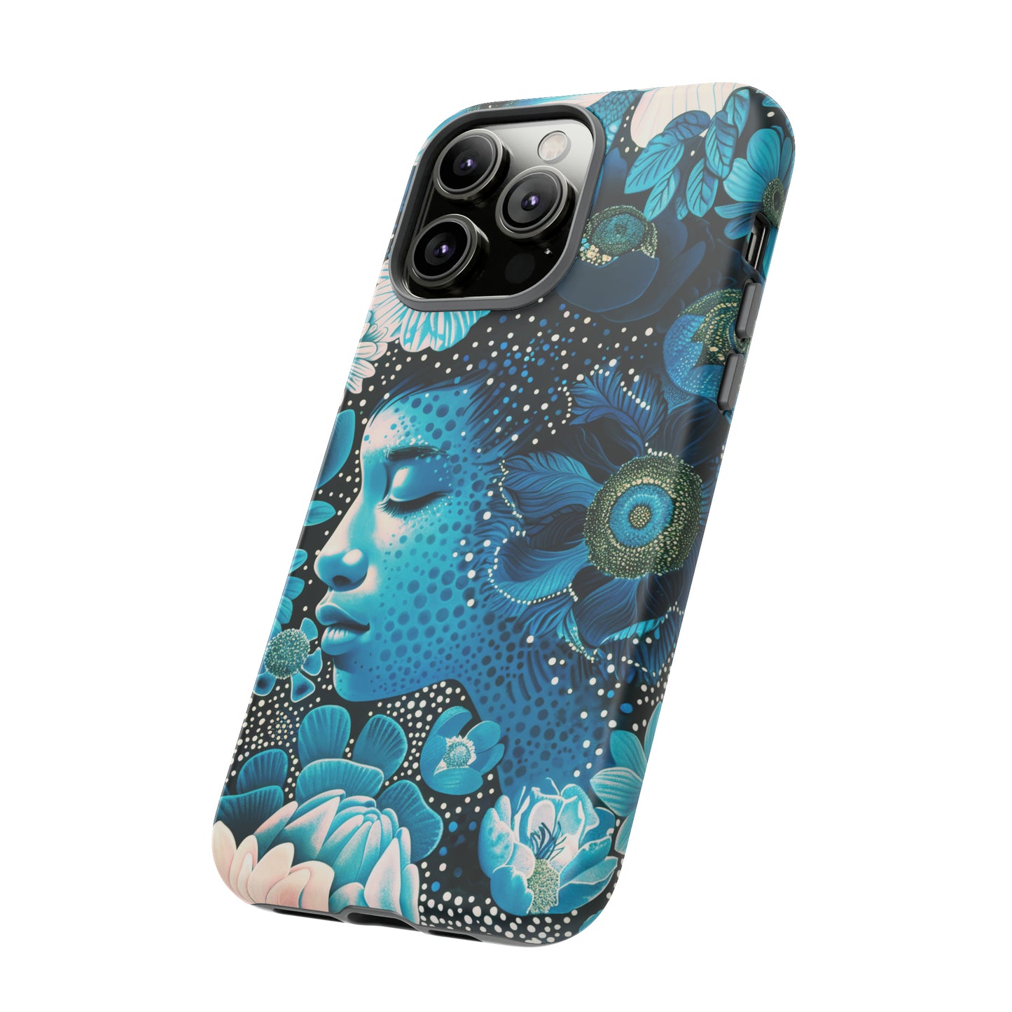 Girl in blue Tough Cases