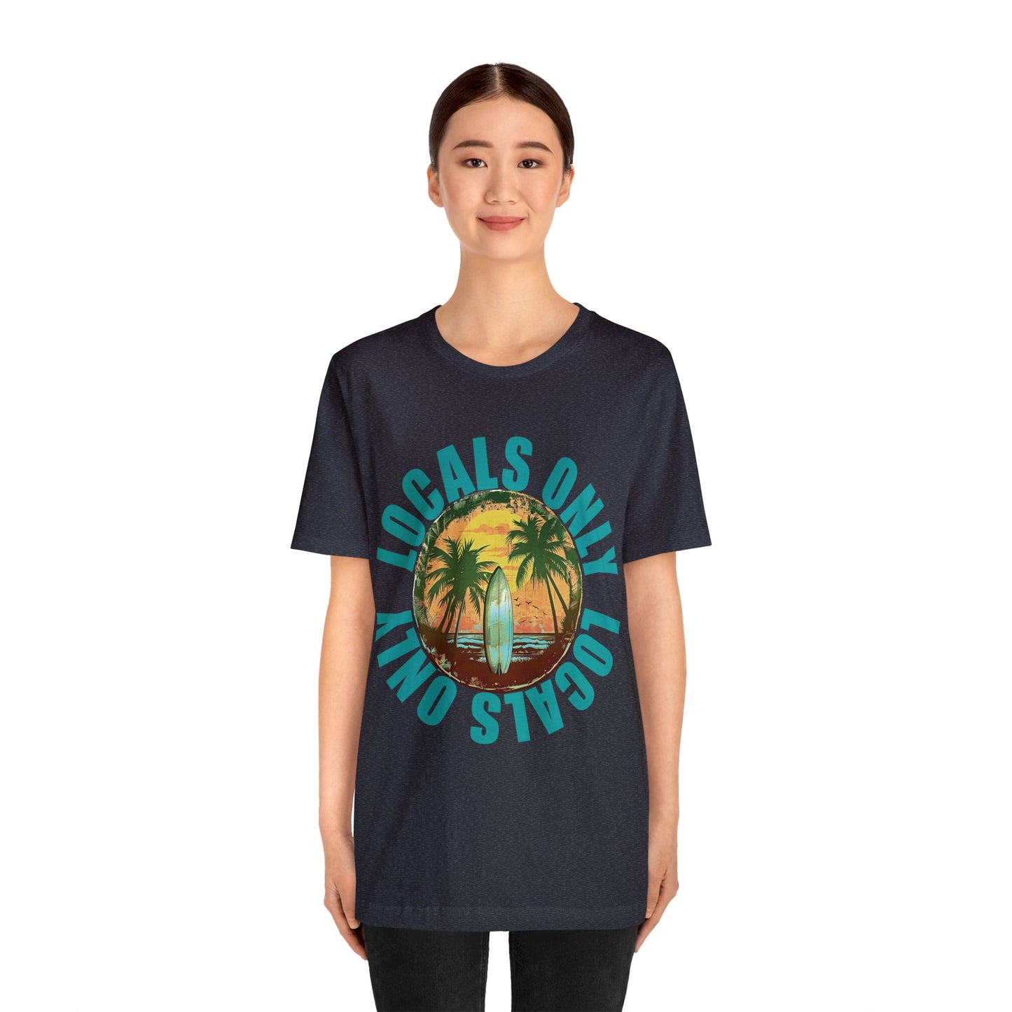 Locals Only stamp Unisex Jersey Short Sleeve Tee