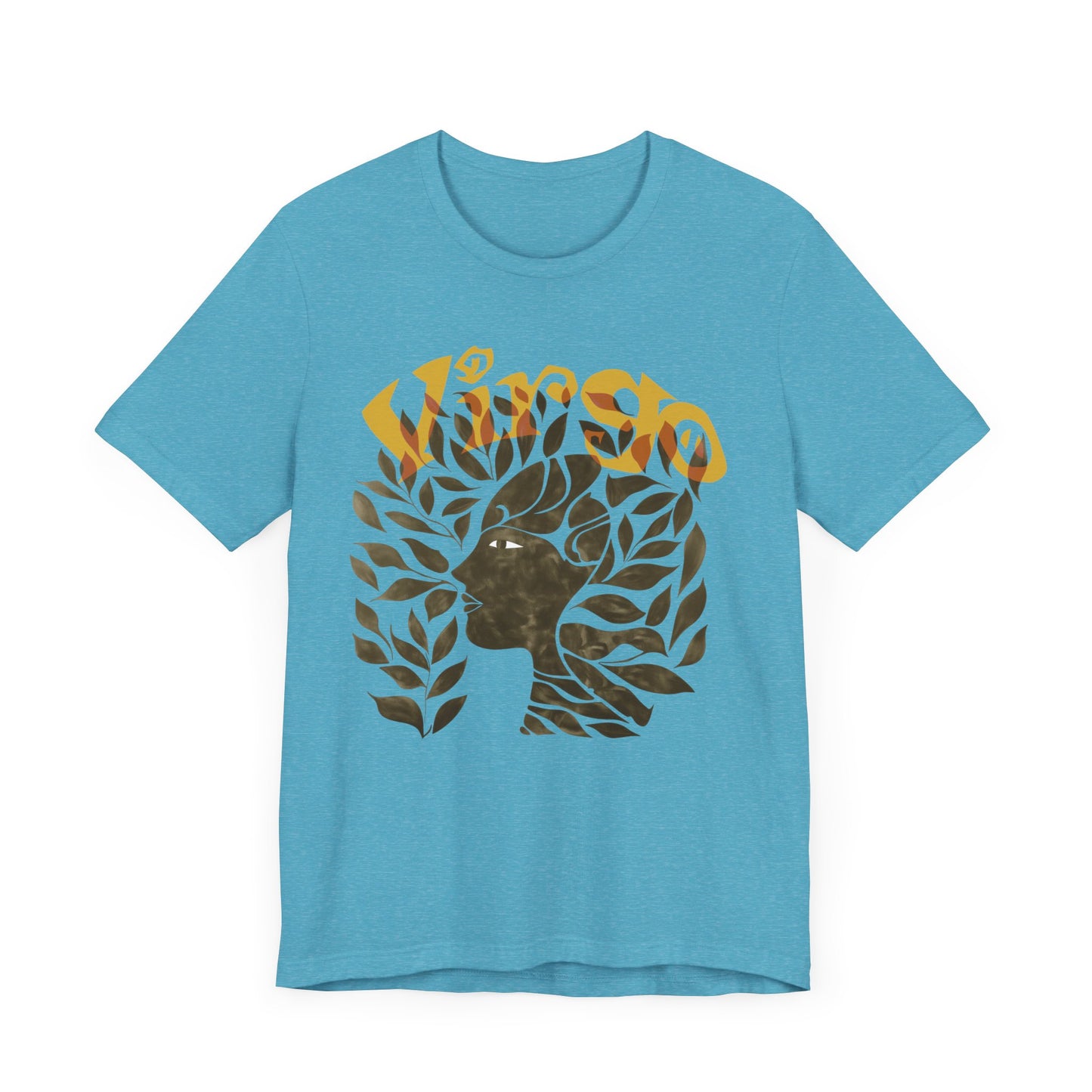 Virgo bronze graphic Unisex Jersey Short Sleeve Tee