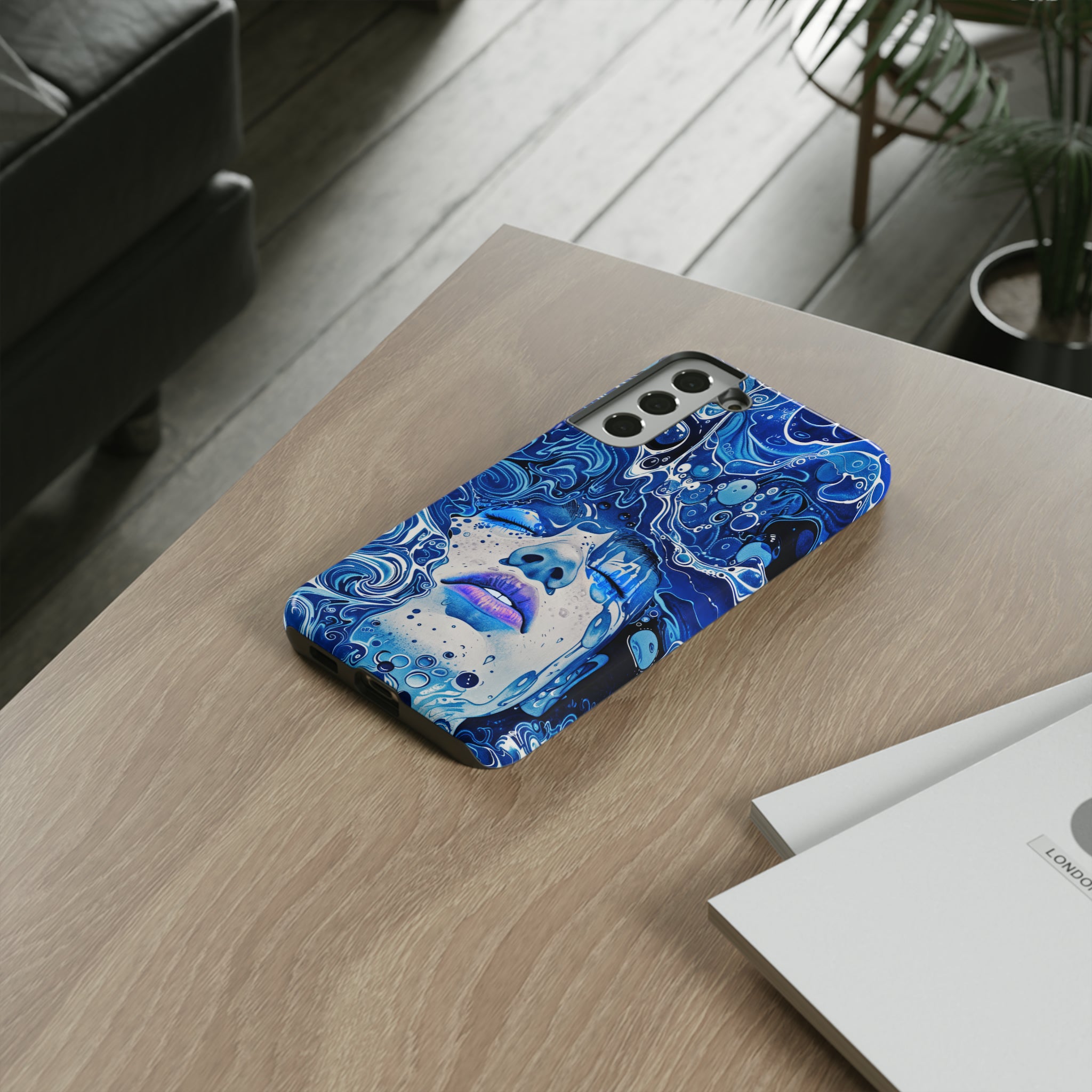 Phone Case, underwater design, Artistic design, Tough Case, Colorful whimsical water fantasy design, iPhone 15, 14, 13, 12, 11, Samsung, Pixel