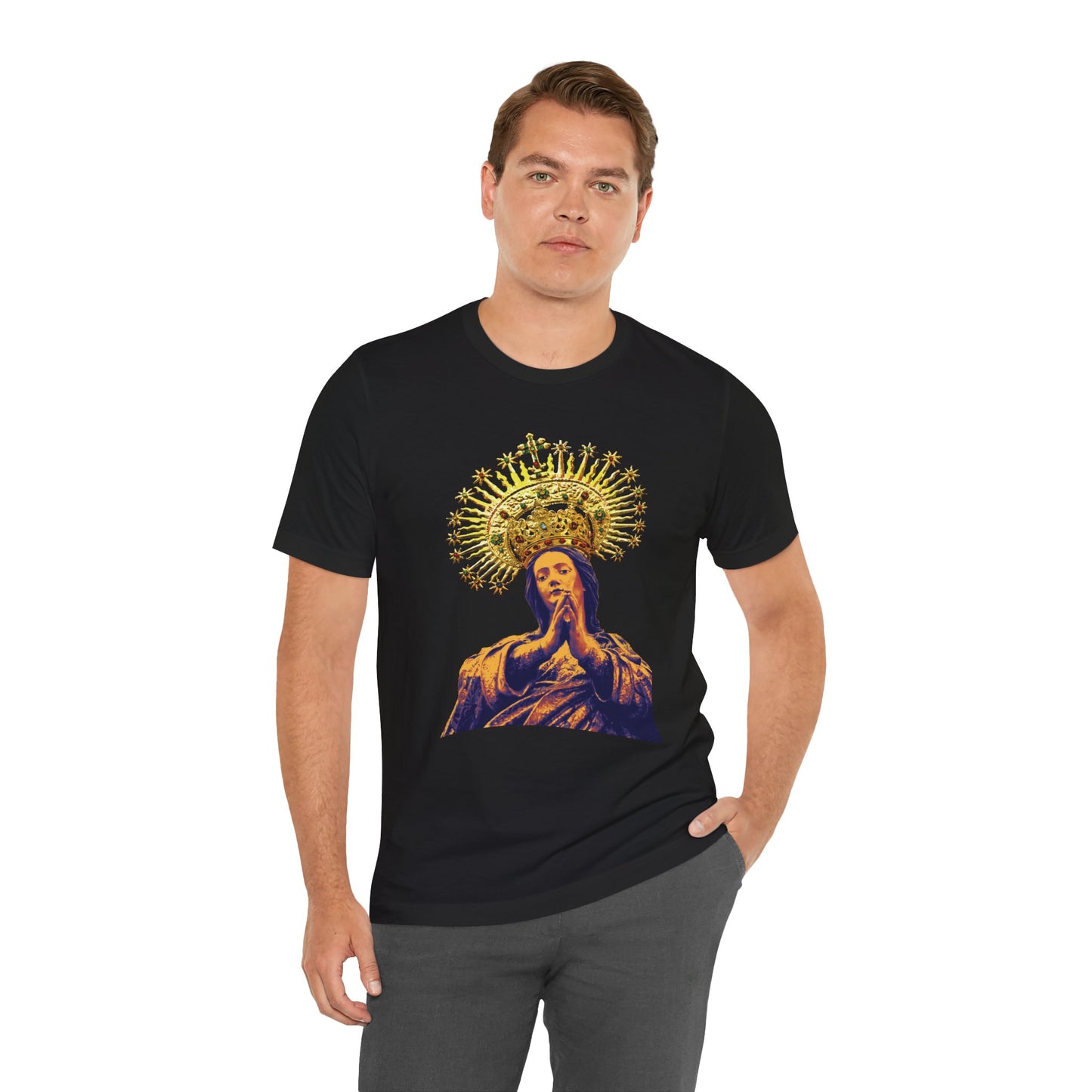Faith-Inspired Unisex Jersey Tee with Holy Design