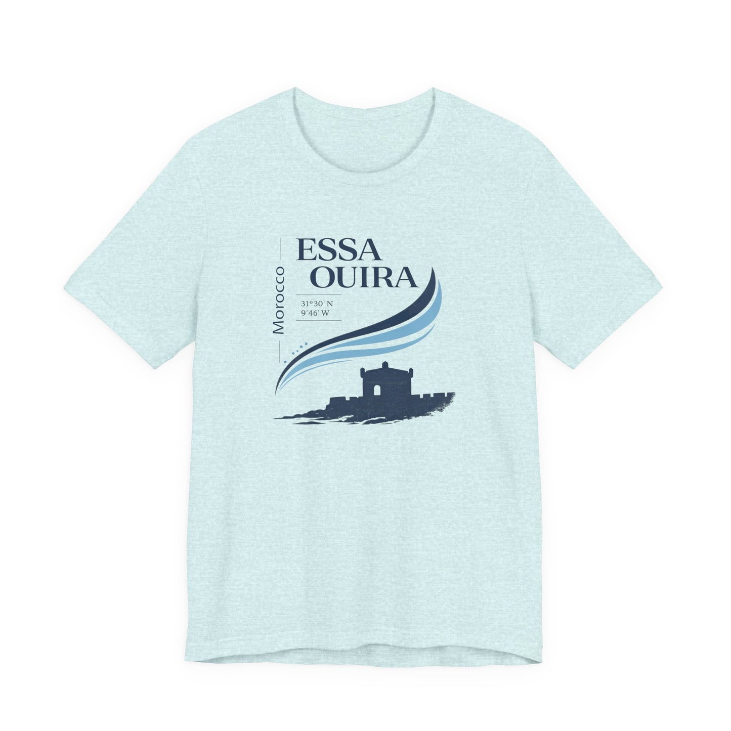Essaouira Morocco Tee — Coastal Surf & Kasbah Graphic T-Shirt