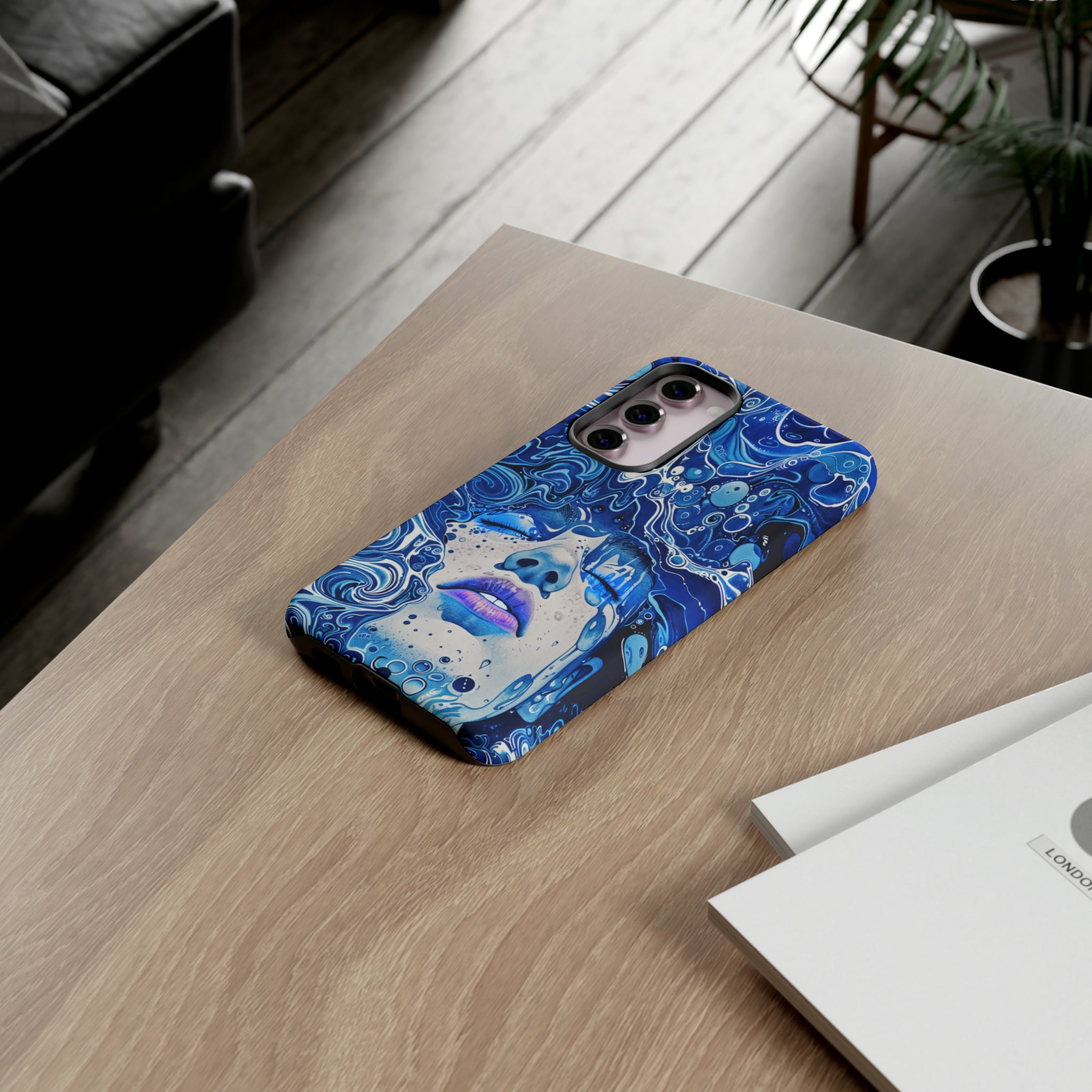 Phone Case, underwater design, Artistic design, Tough Case, Colorful whimsical water fantasy design, iPhone 15, 14, 13, 12, 11, Samsung, Pixel