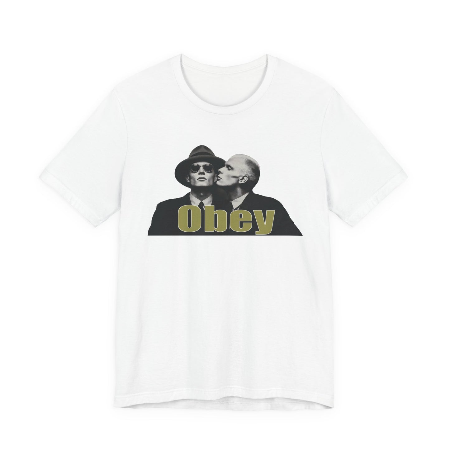 Obey Graphic Tee — Retro Provocative Streetwear T-Shirt, authority commentary shirt