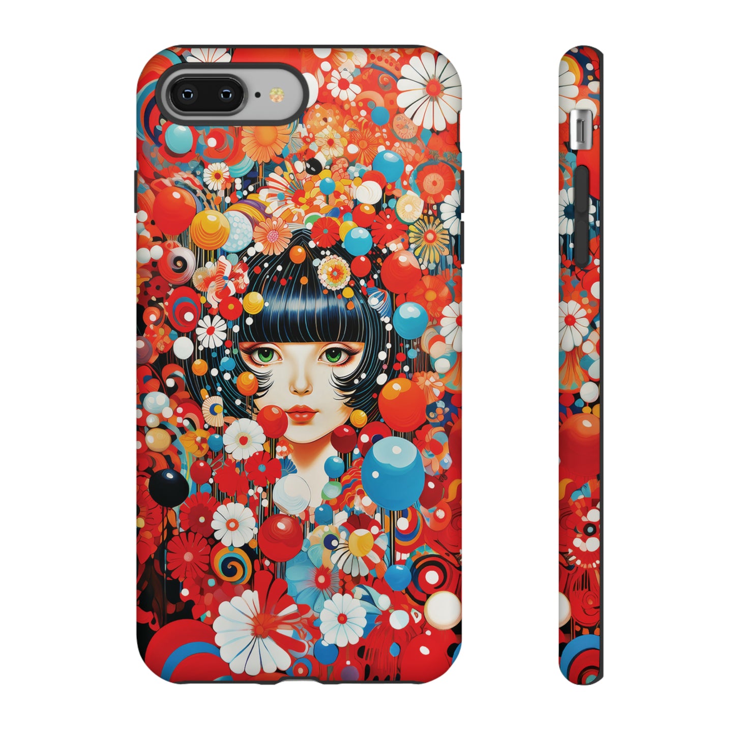 Girl in red blossoms Tough Cases