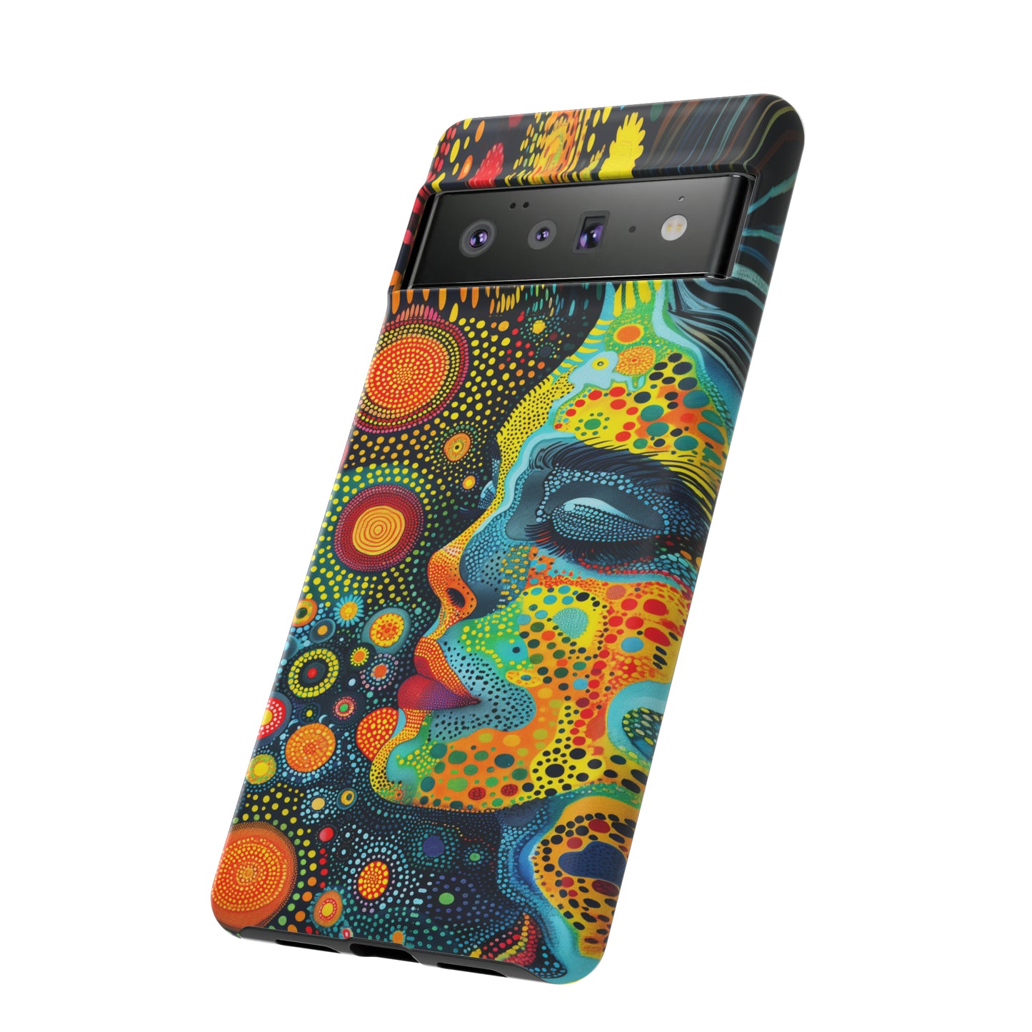Phone Case, rainbow girl, Artistic design, Tough Case, Colorful whimsical rainbow fantasy design, iPhone 15, 14, 13, 12, 11, Samsung, Pixel