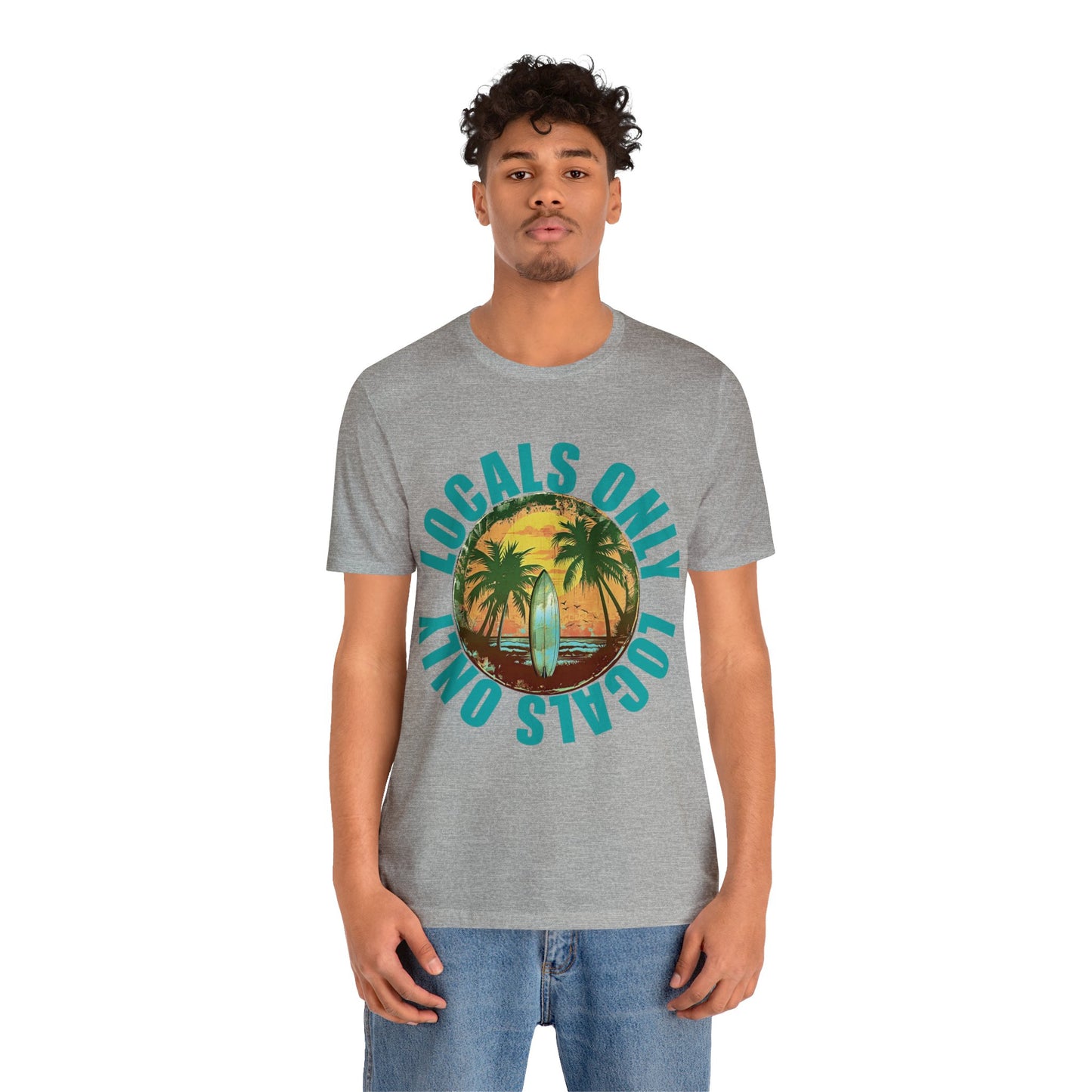Locals Only stamp Unisex Jersey Short Sleeve Tee
