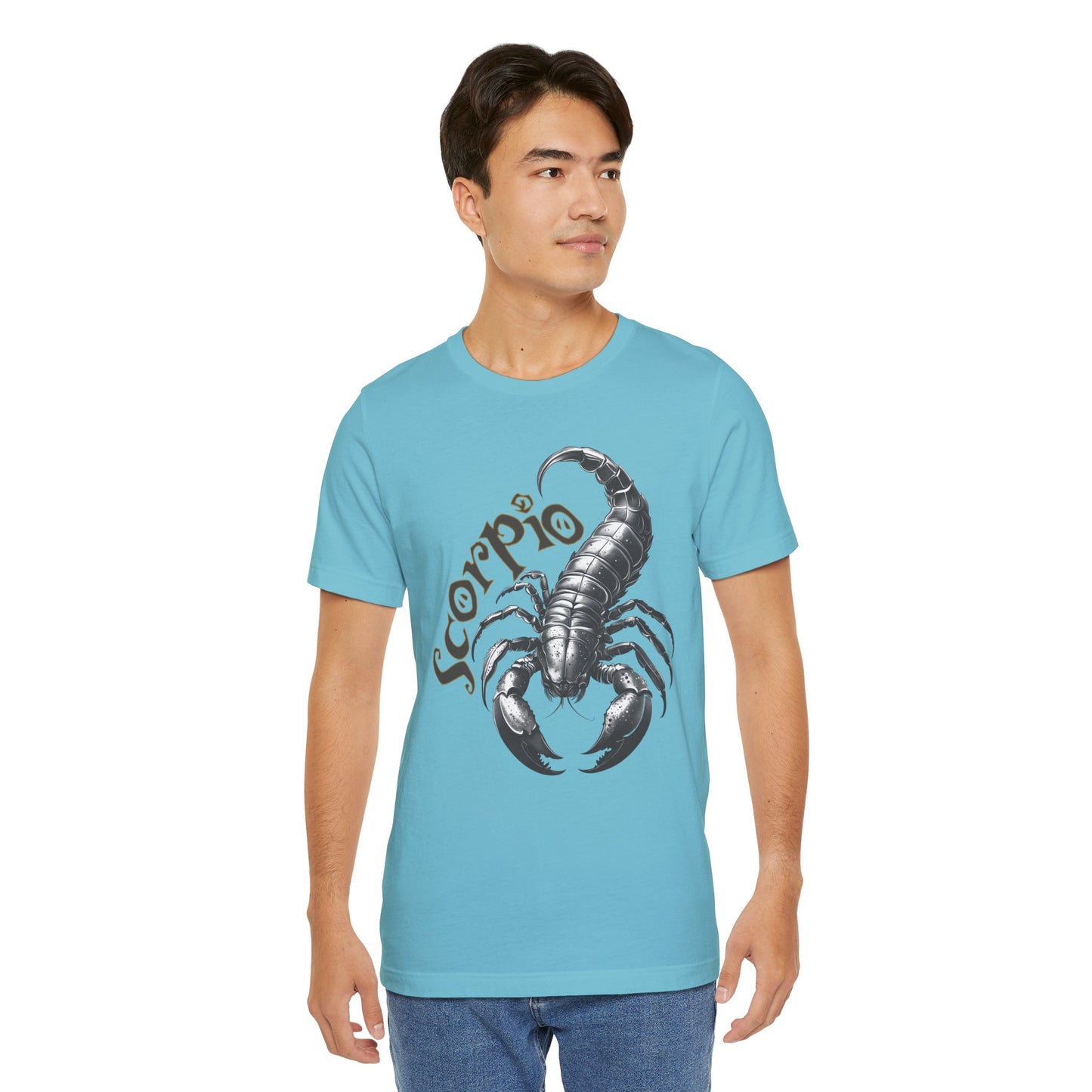 Scorpio Black & white Unisex Jersey Short Sleeve Tee