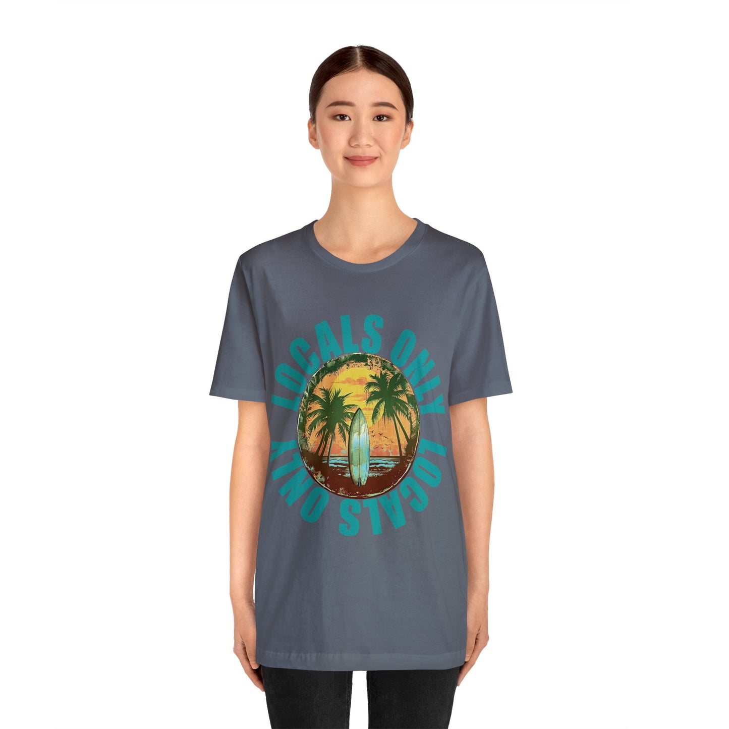 Locals Only stamp Unisex Jersey Short Sleeve Tee