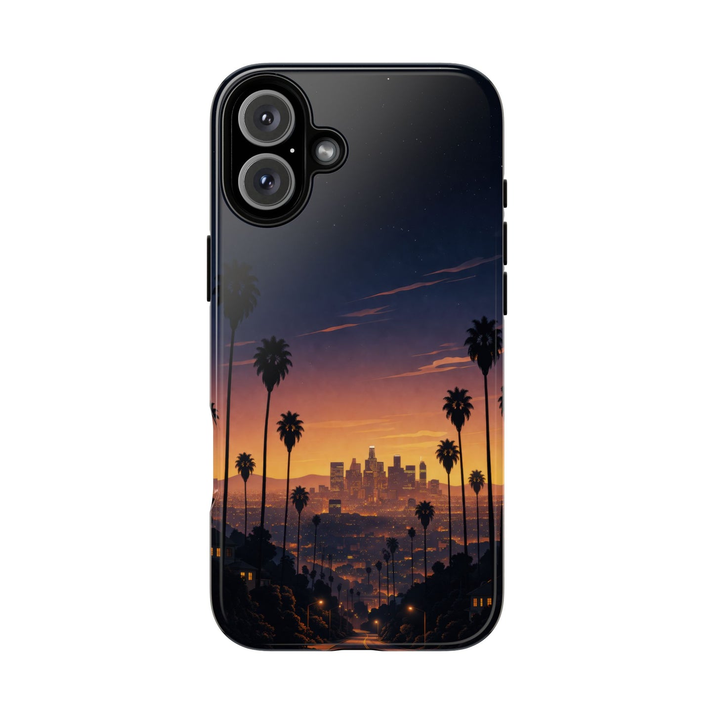 Los Angeles at Sunset Phone Case — Los Angeles Skyline Protective Case
