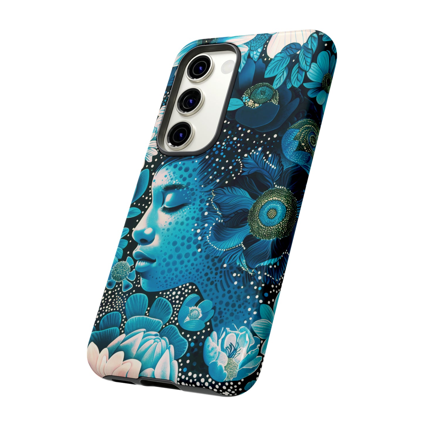 Girl in blue Tough Cases