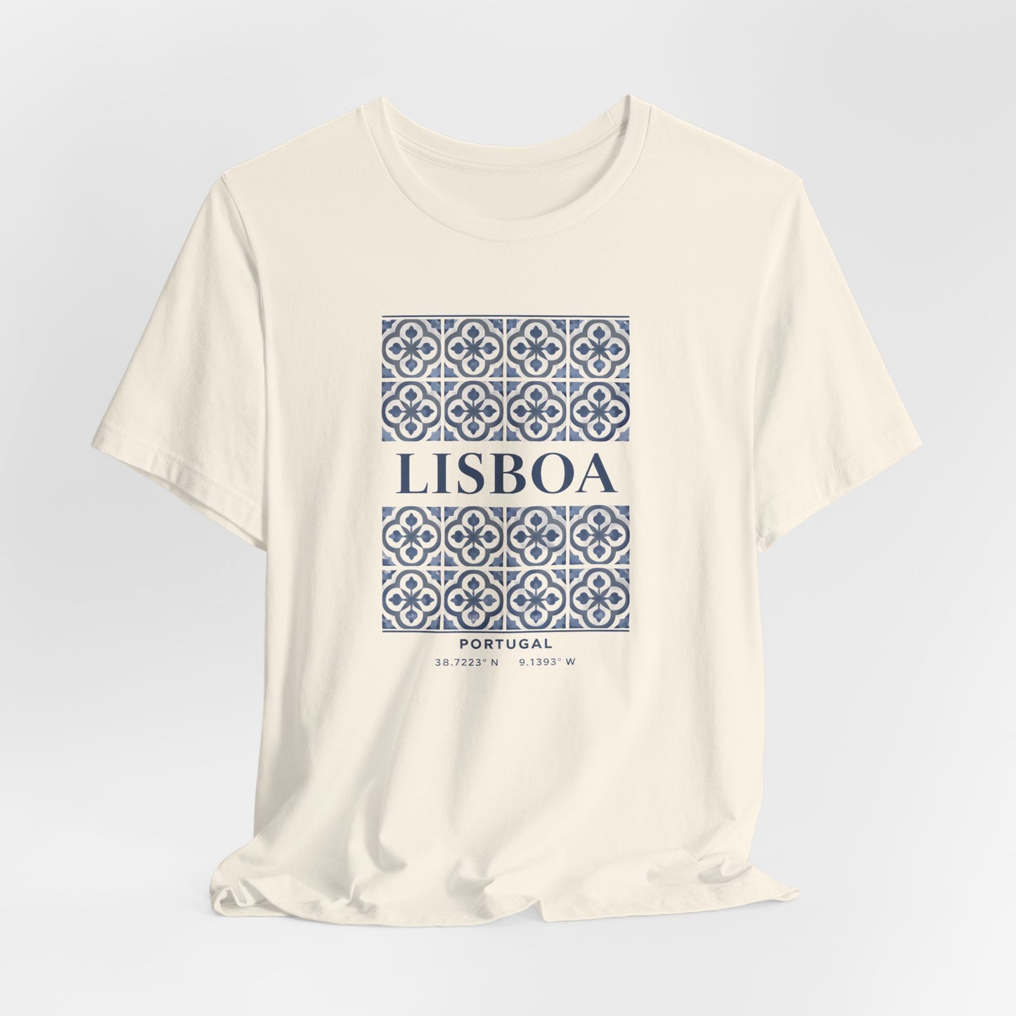 Lisboa Azulejo Tee — Portugal Tile Pattern Unisex T-Shirt