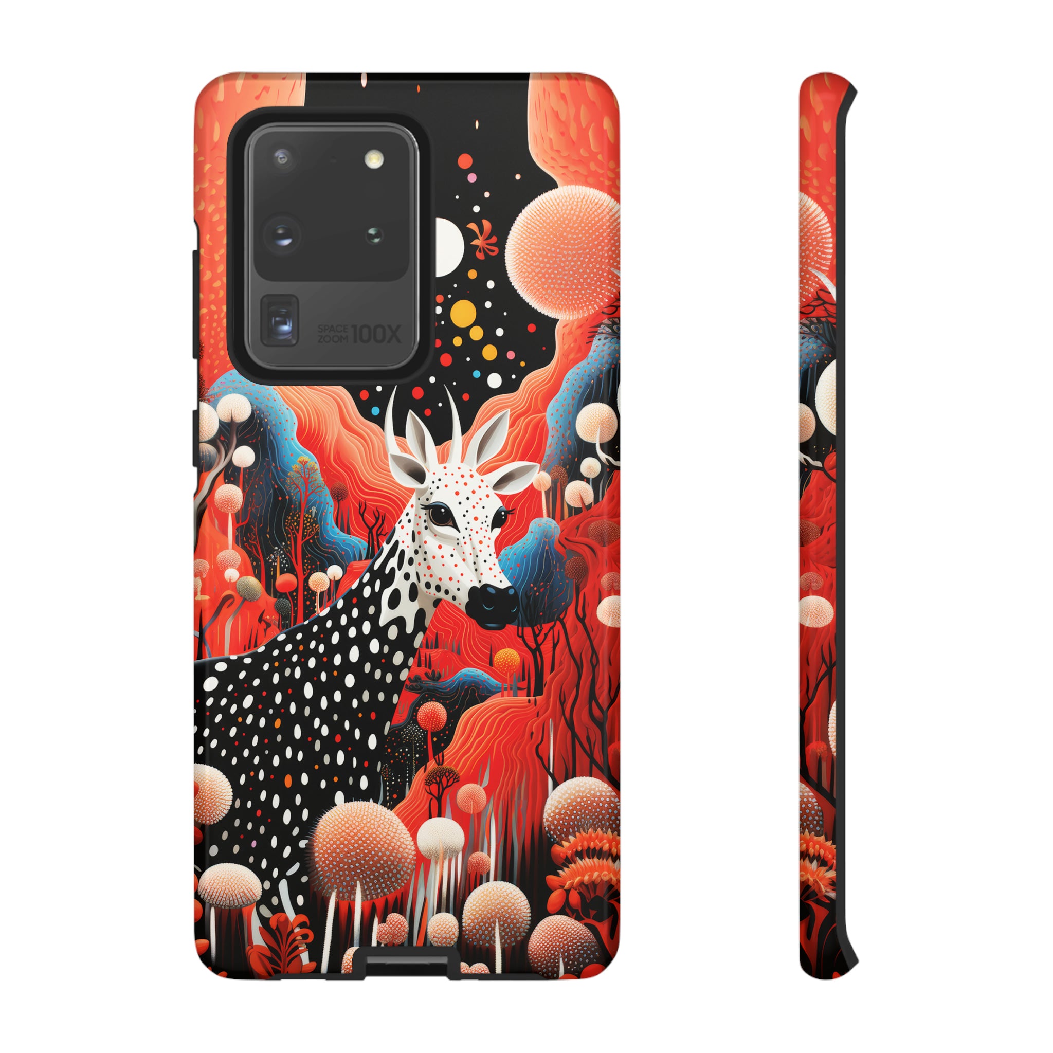 Spotted Elk in the rainbow forest Tough Cases