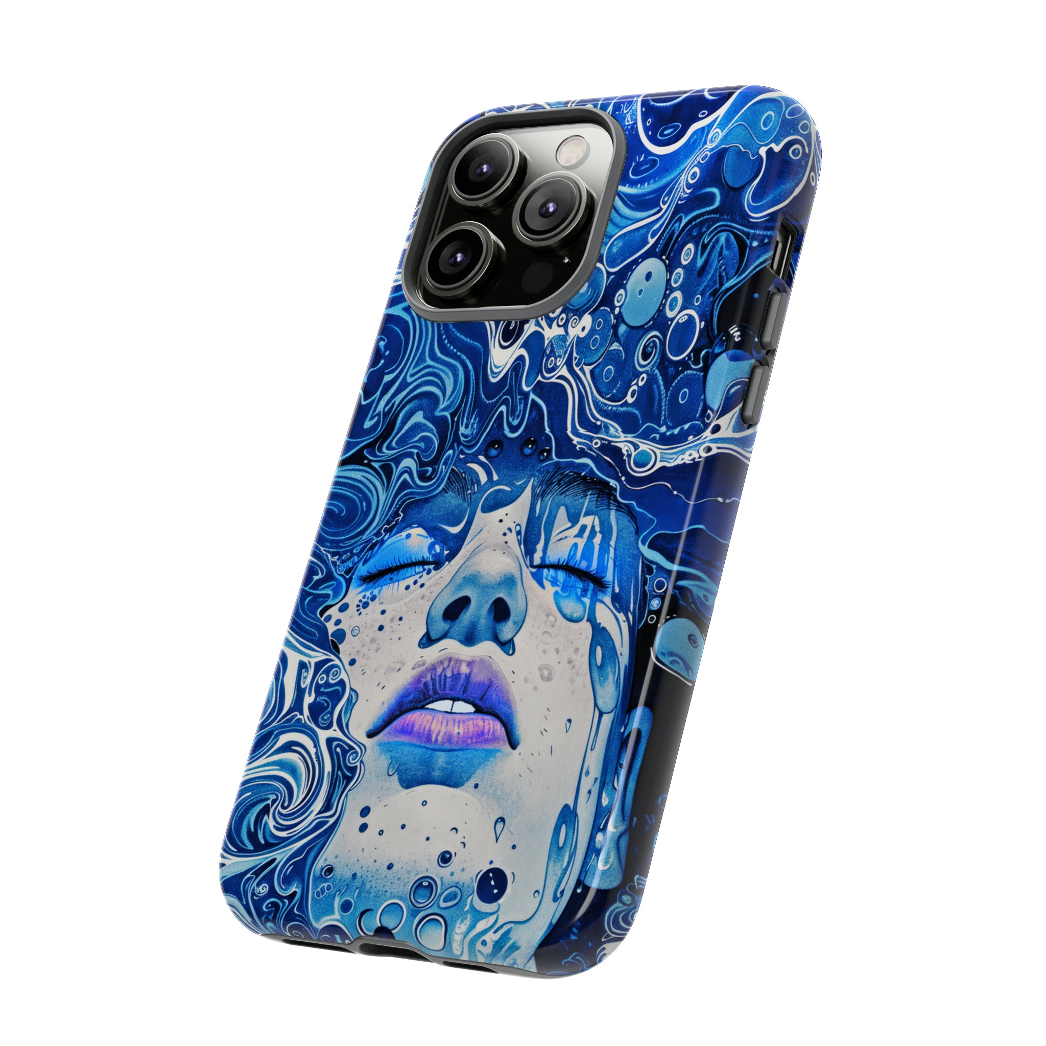 Phone Case, underwater design, Artistic design, Tough Case, Colorful whimsical water fantasy design, iPhone 15, 14, 13, 12, 11, Samsung, Pixel