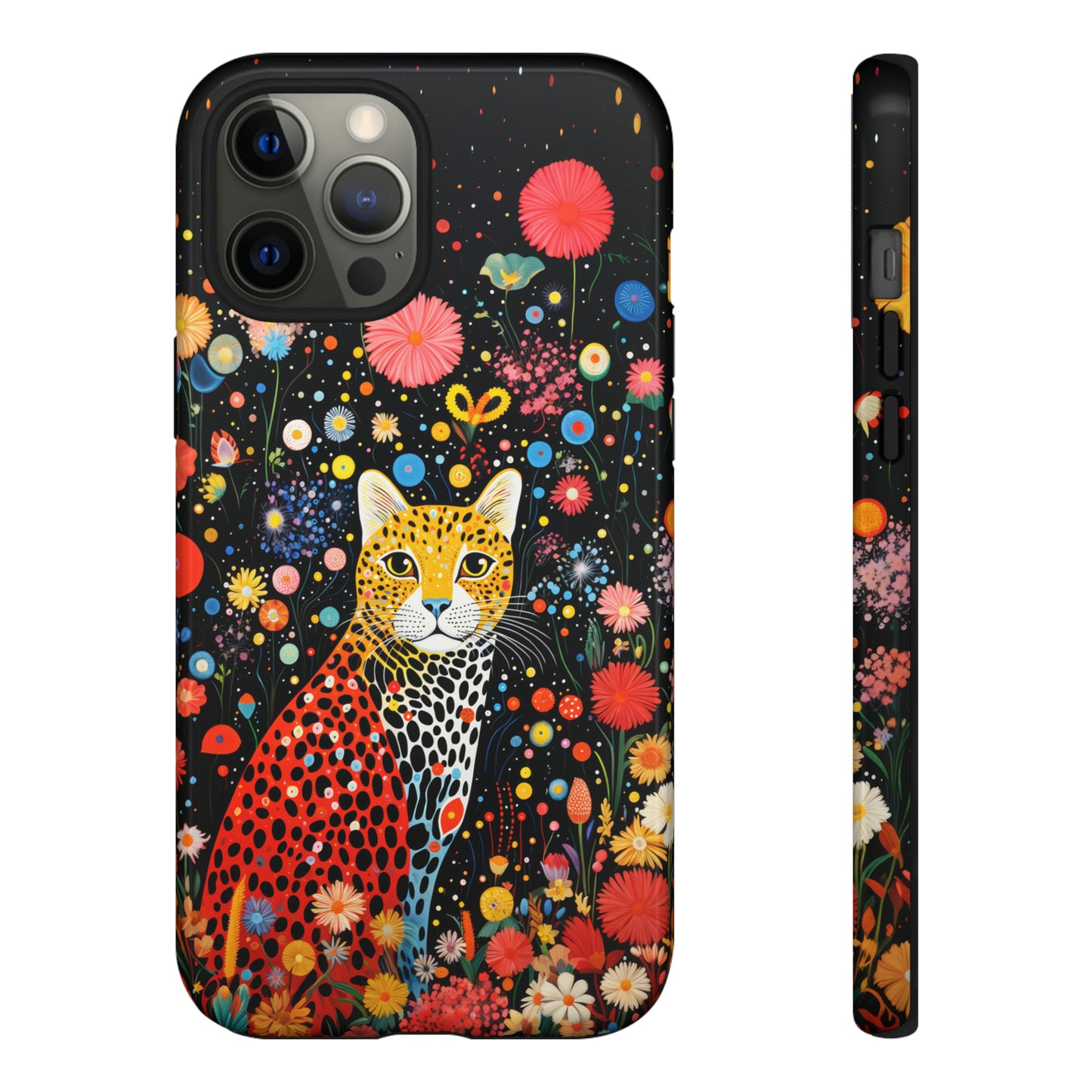 Cheetah in night flowers Tough Cases