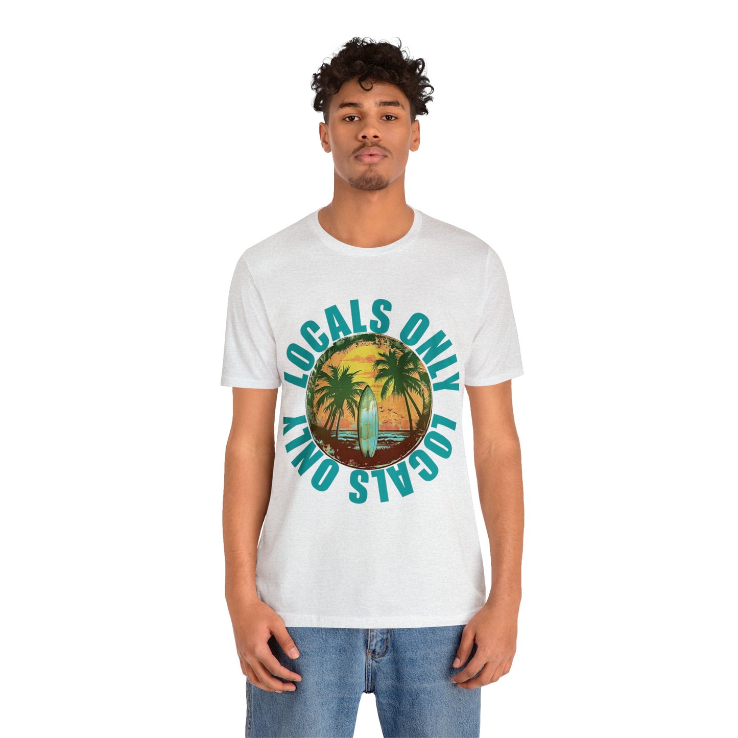 Locals Only stamp Unisex Jersey Short Sleeve Tee
