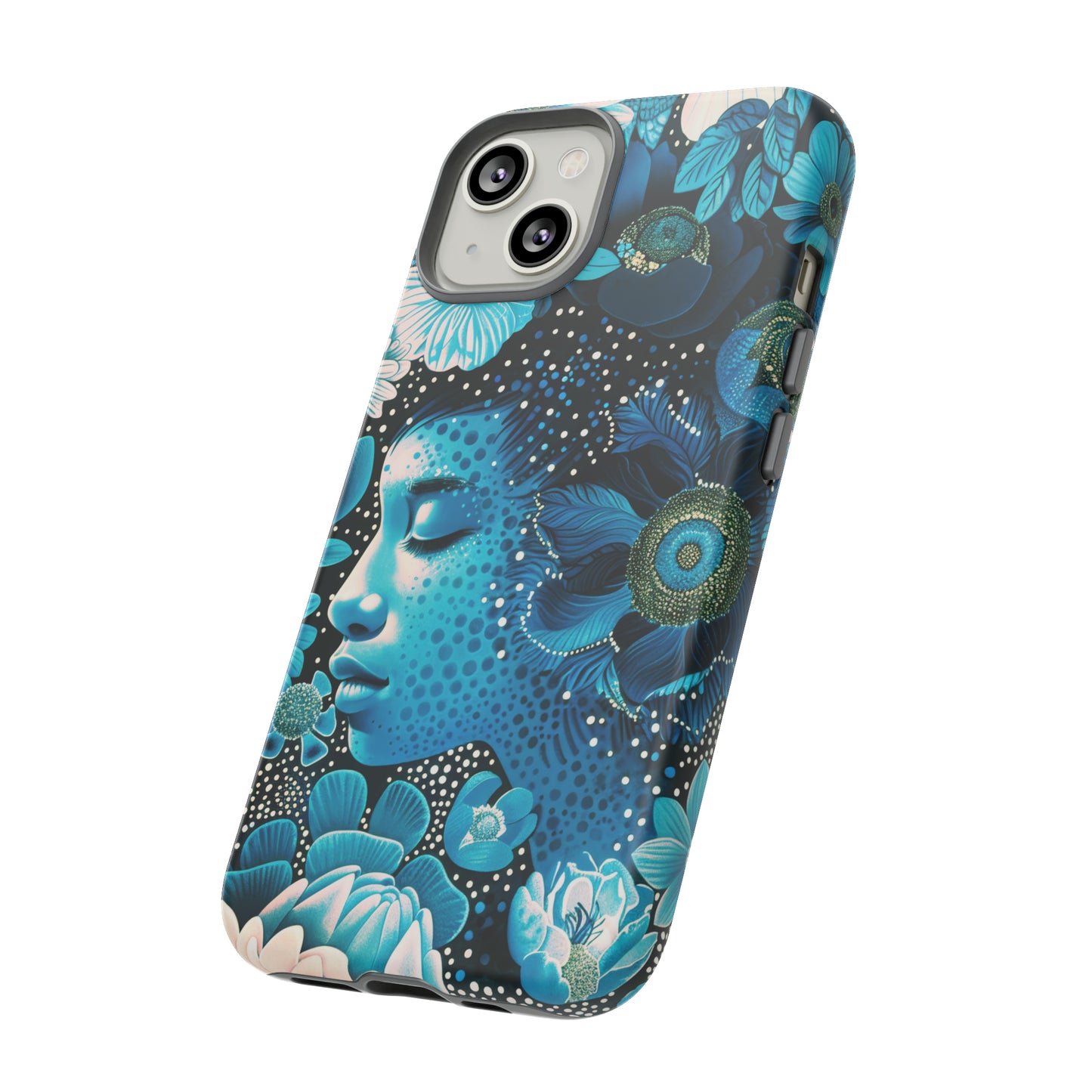 Girl in blue Tough Cases