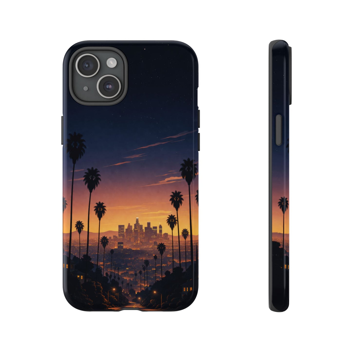 Los Angeles at Sunset Phone Case — Los Angeles Skyline Protective Case