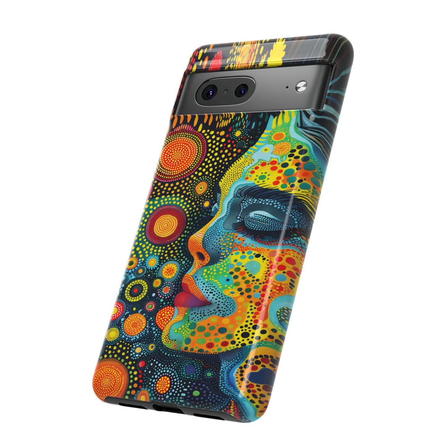 Phone Case, rainbow girl, Artistic design, Tough Case, Colorful whimsical rainbow fantasy design, iPhone 15, 14, 13, 12, 11, Samsung, Pixel