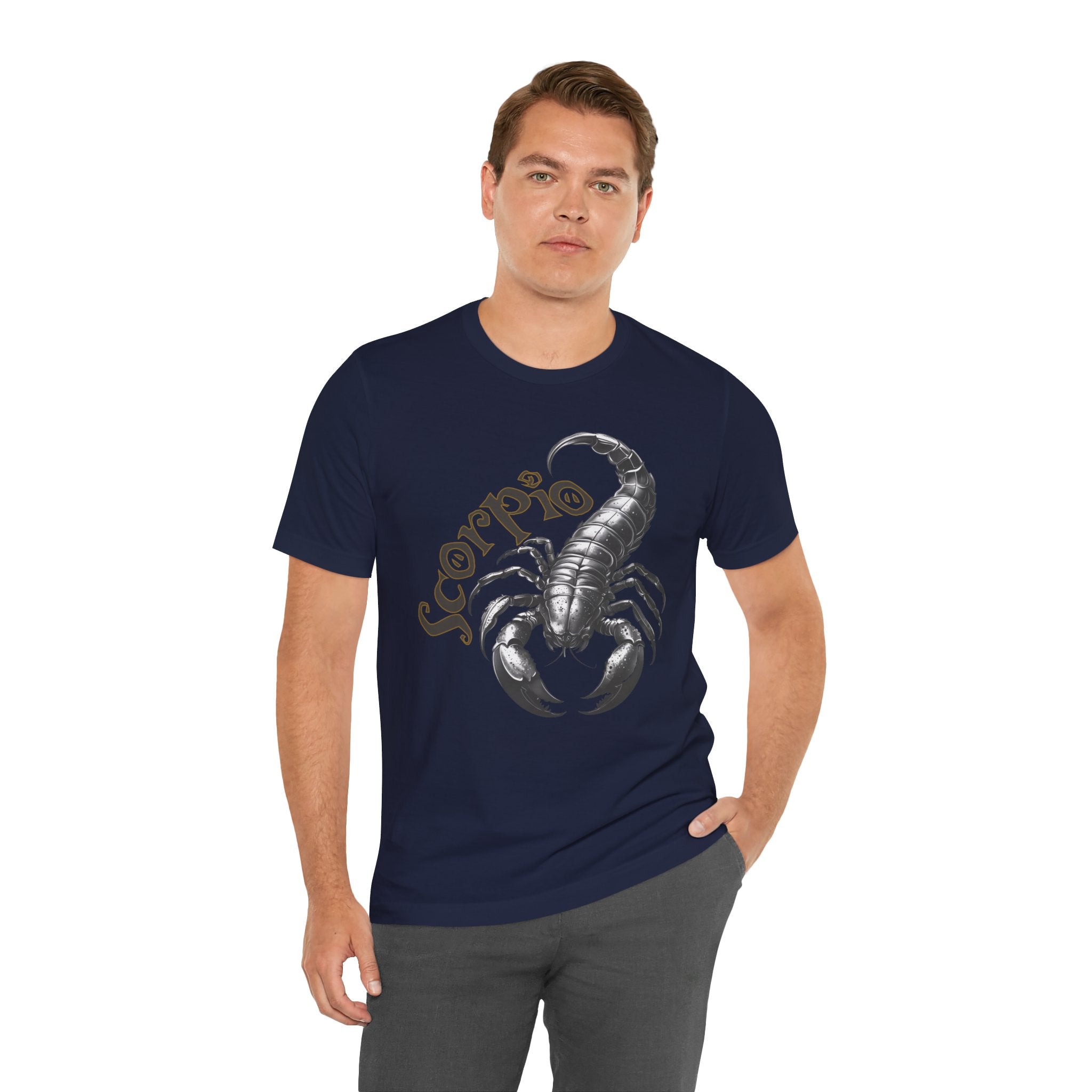 Scorpio Black & white Unisex Jersey Short Sleeve Tee