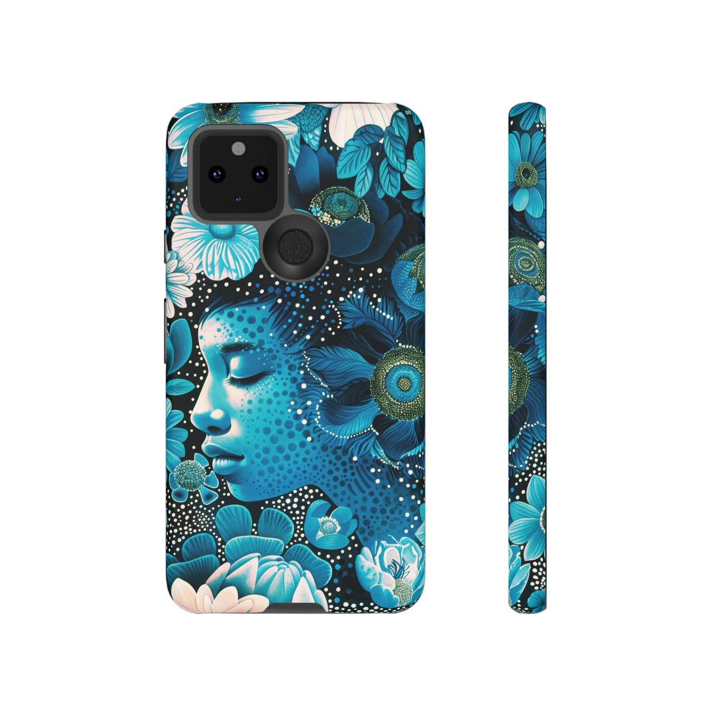 Girl in blue Tough Cases
