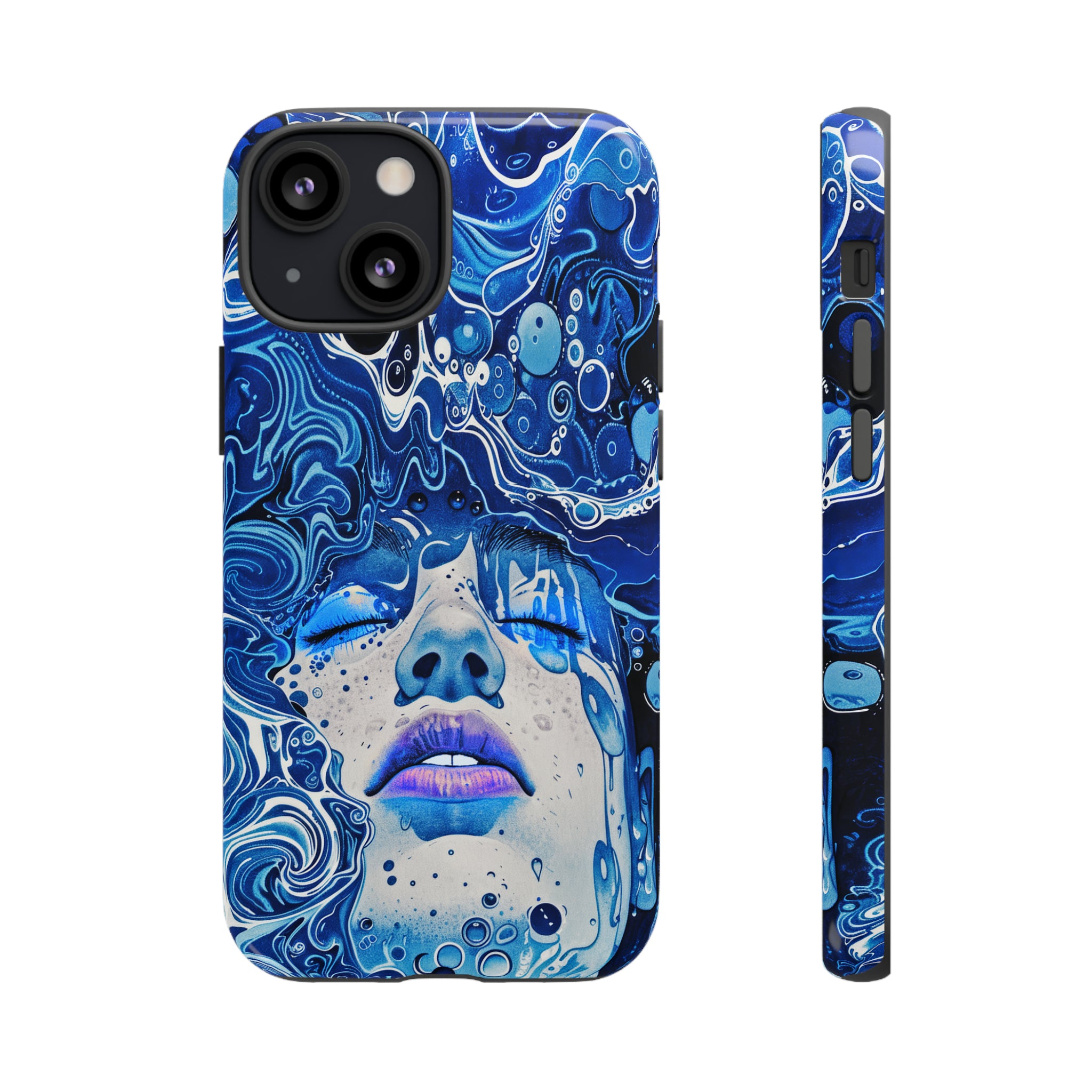 Phone Case, underwater design, Artistic design, Tough Case, Colorful whimsical water fantasy design, iPhone 15, 14, 13, 12, 11, Samsung, Pixel