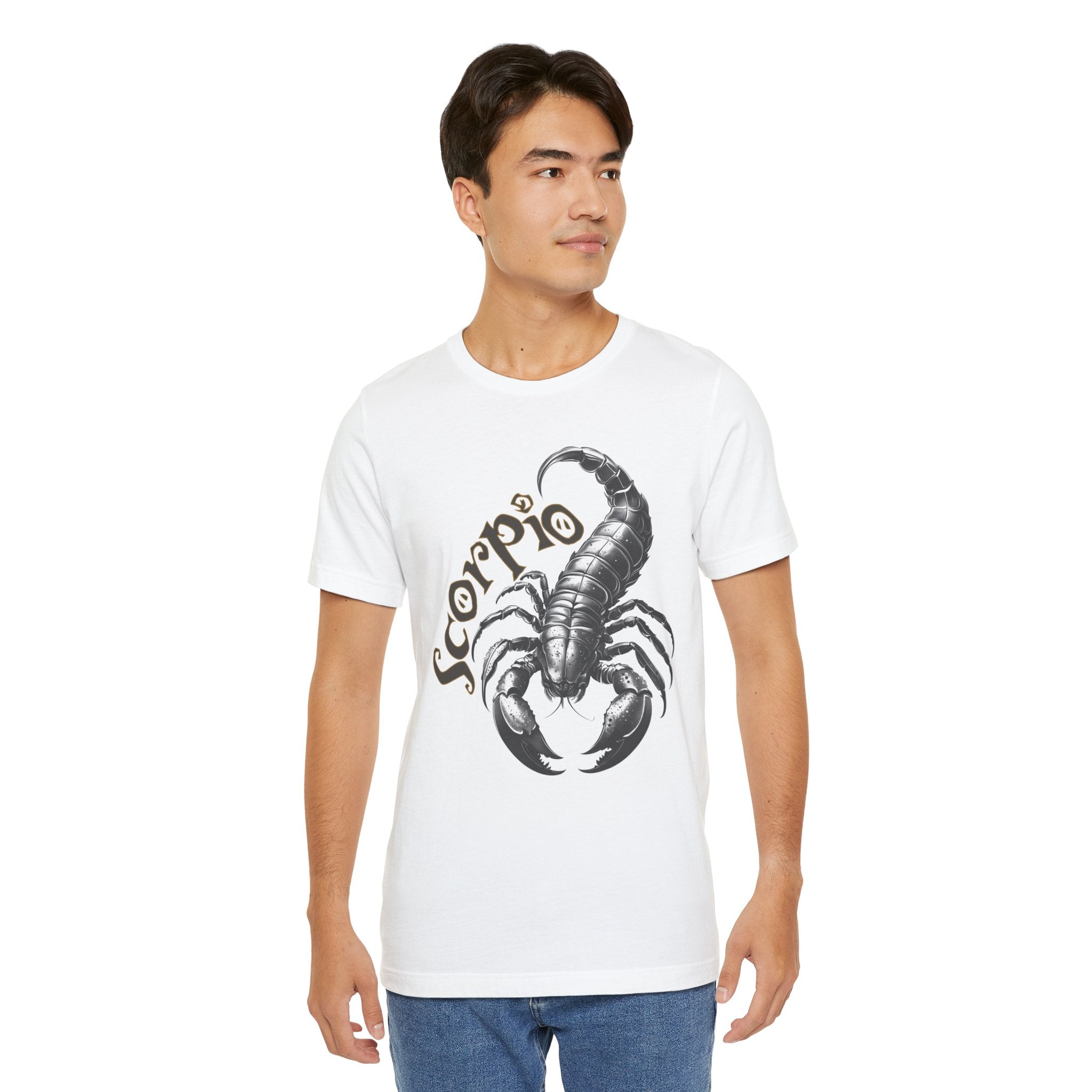 Scorpio Black & white Unisex Jersey Short Sleeve Tee