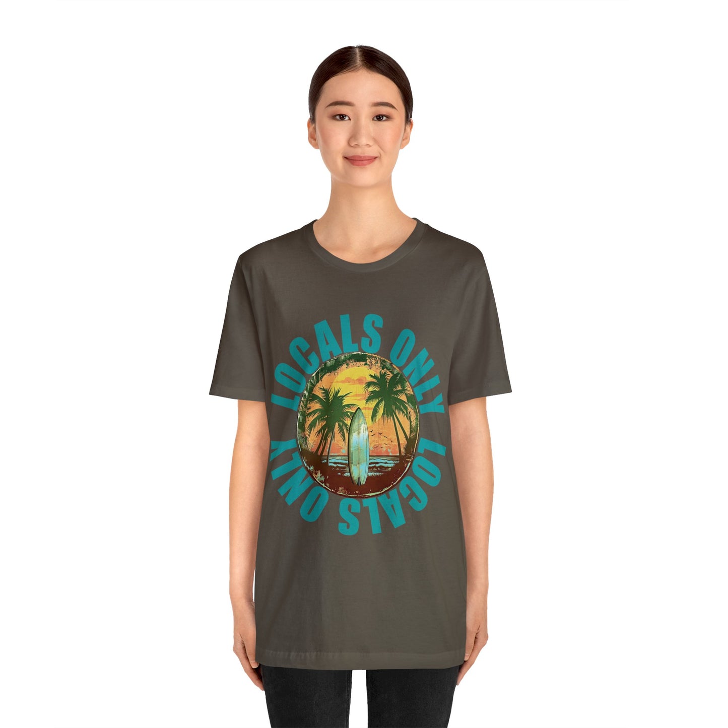 Locals Only stamp Unisex Jersey Short Sleeve Tee