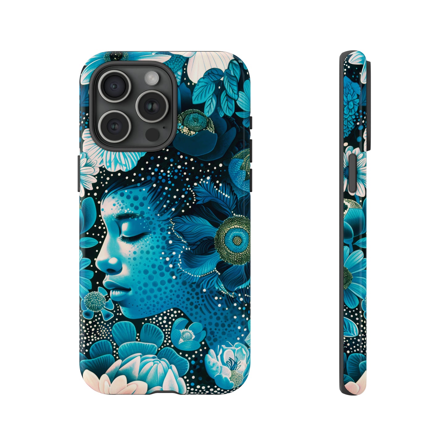Girl in blue Tough Cases
