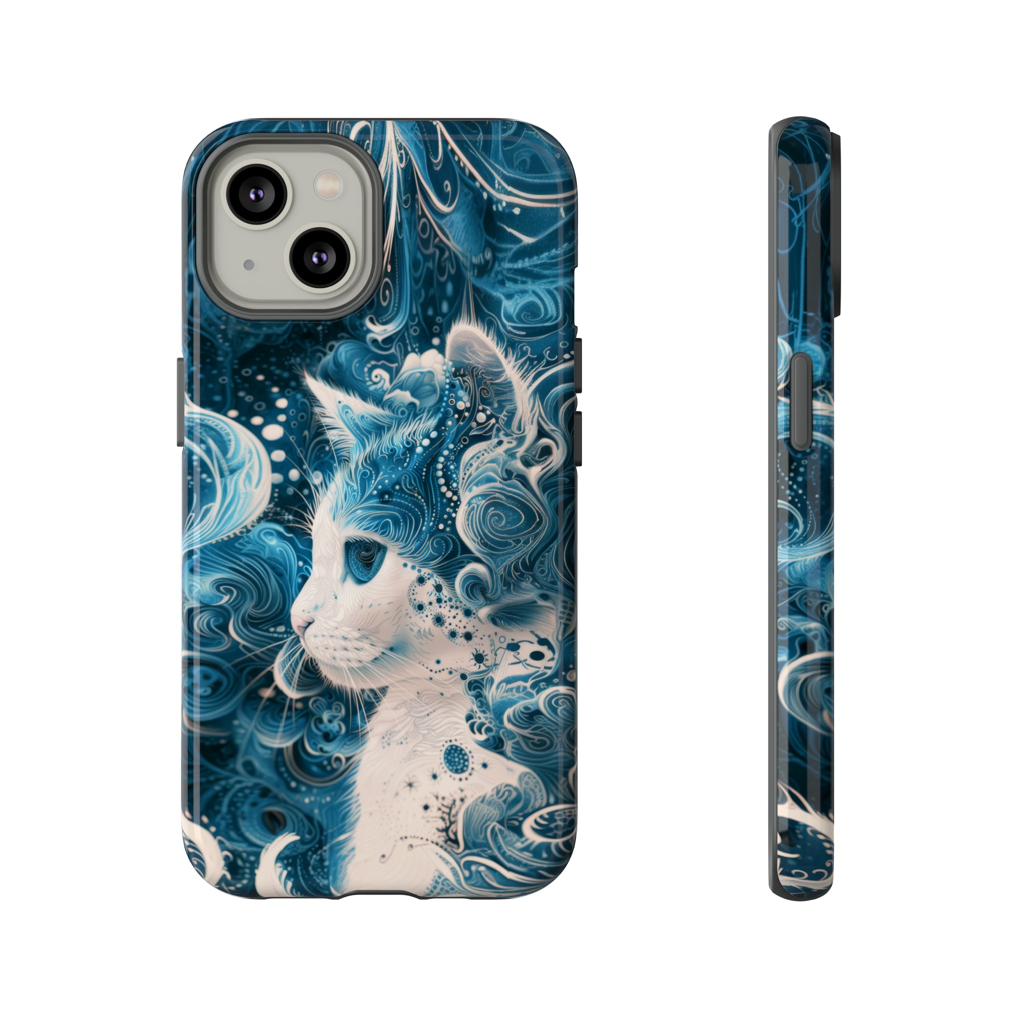 Aqua cat Tough Cases