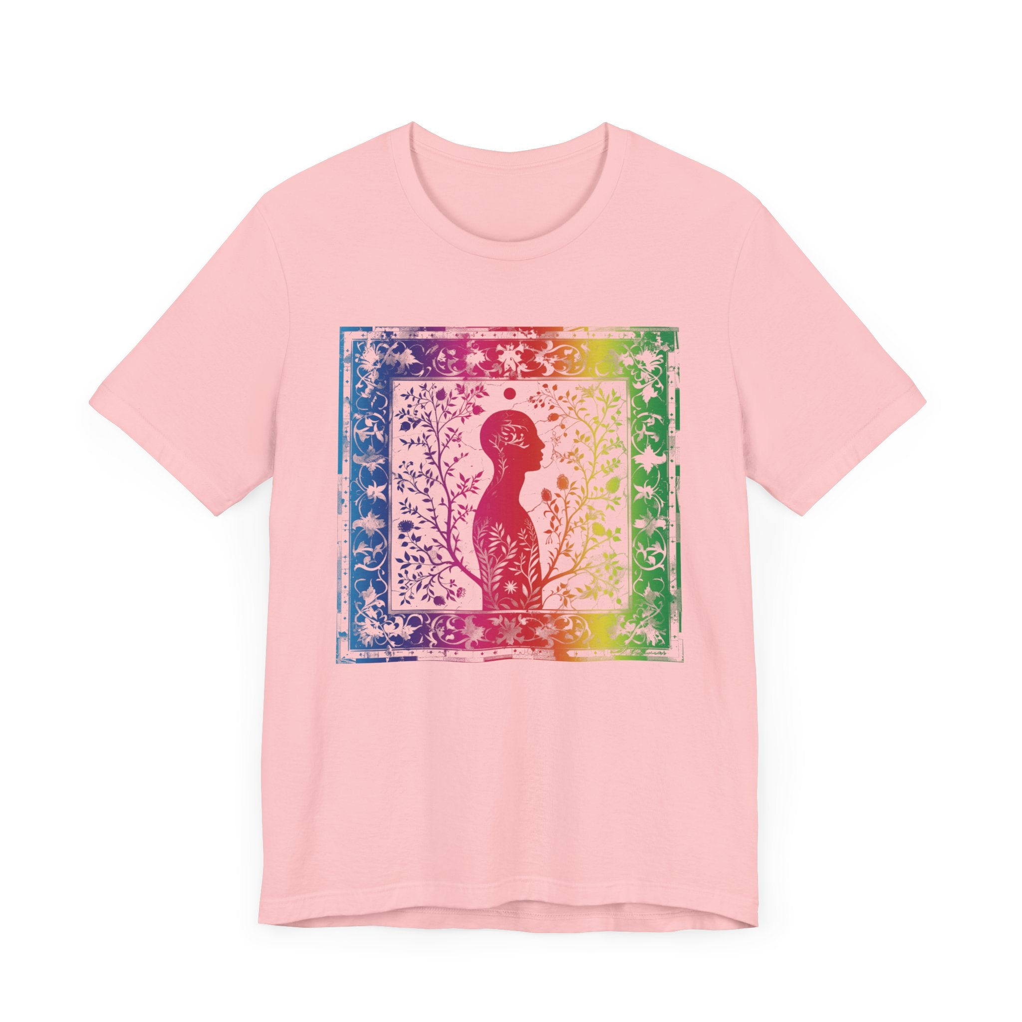 Rainbow silhouette Unisex Jersey Short Sleeve Tee