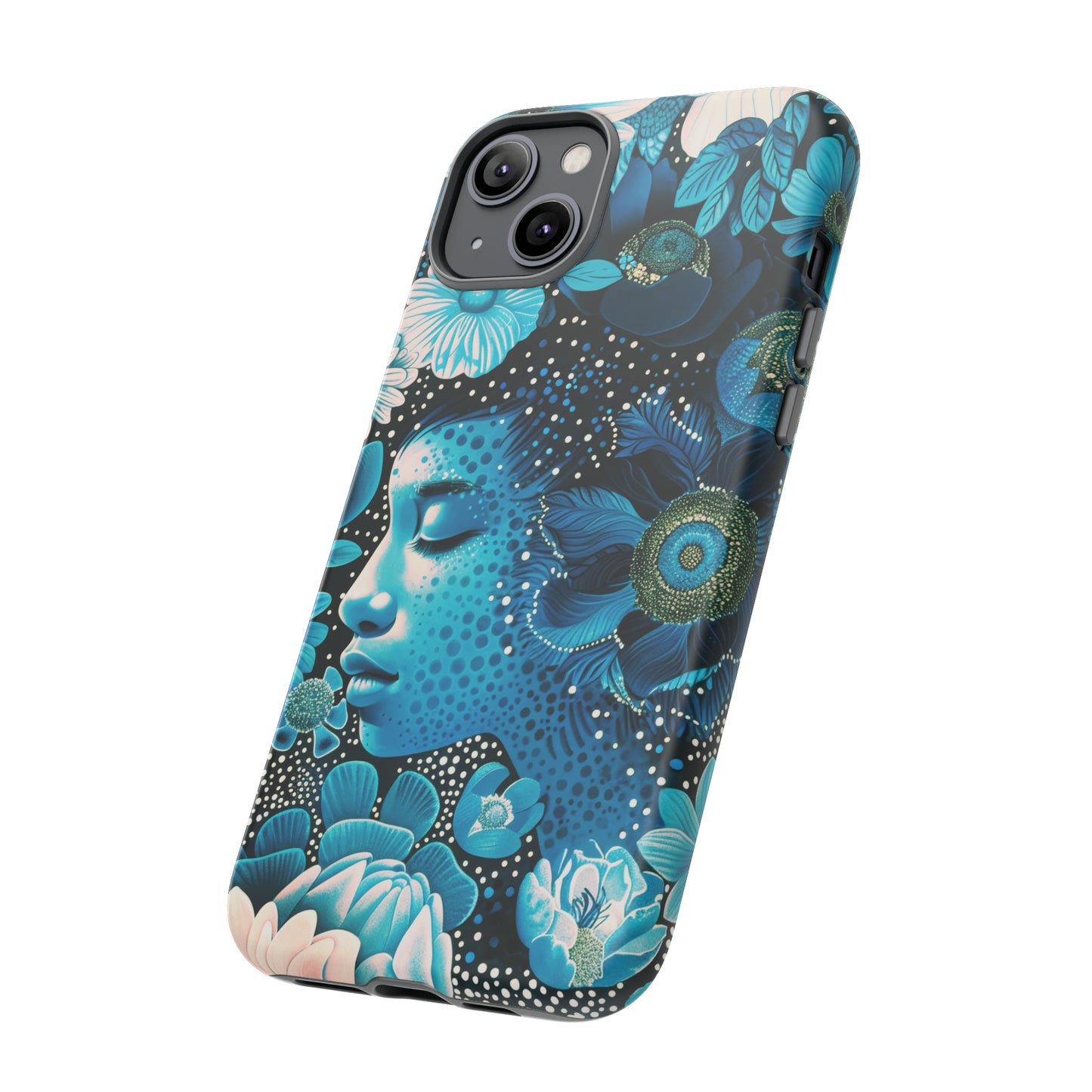 Girl in blue Tough Cases